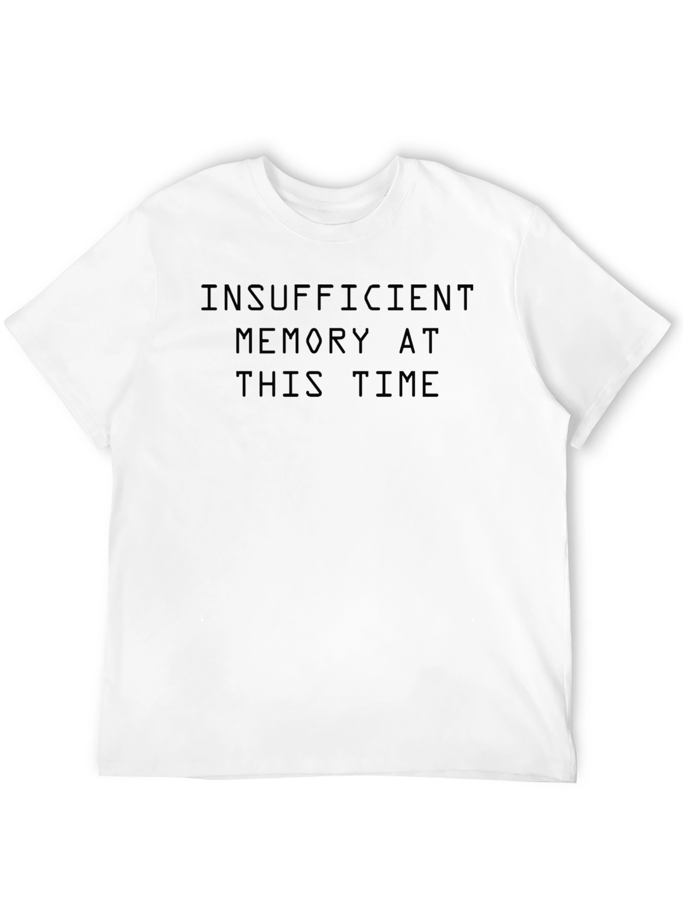 Insufficient Memory T-Shirt - Black Cotton Tee