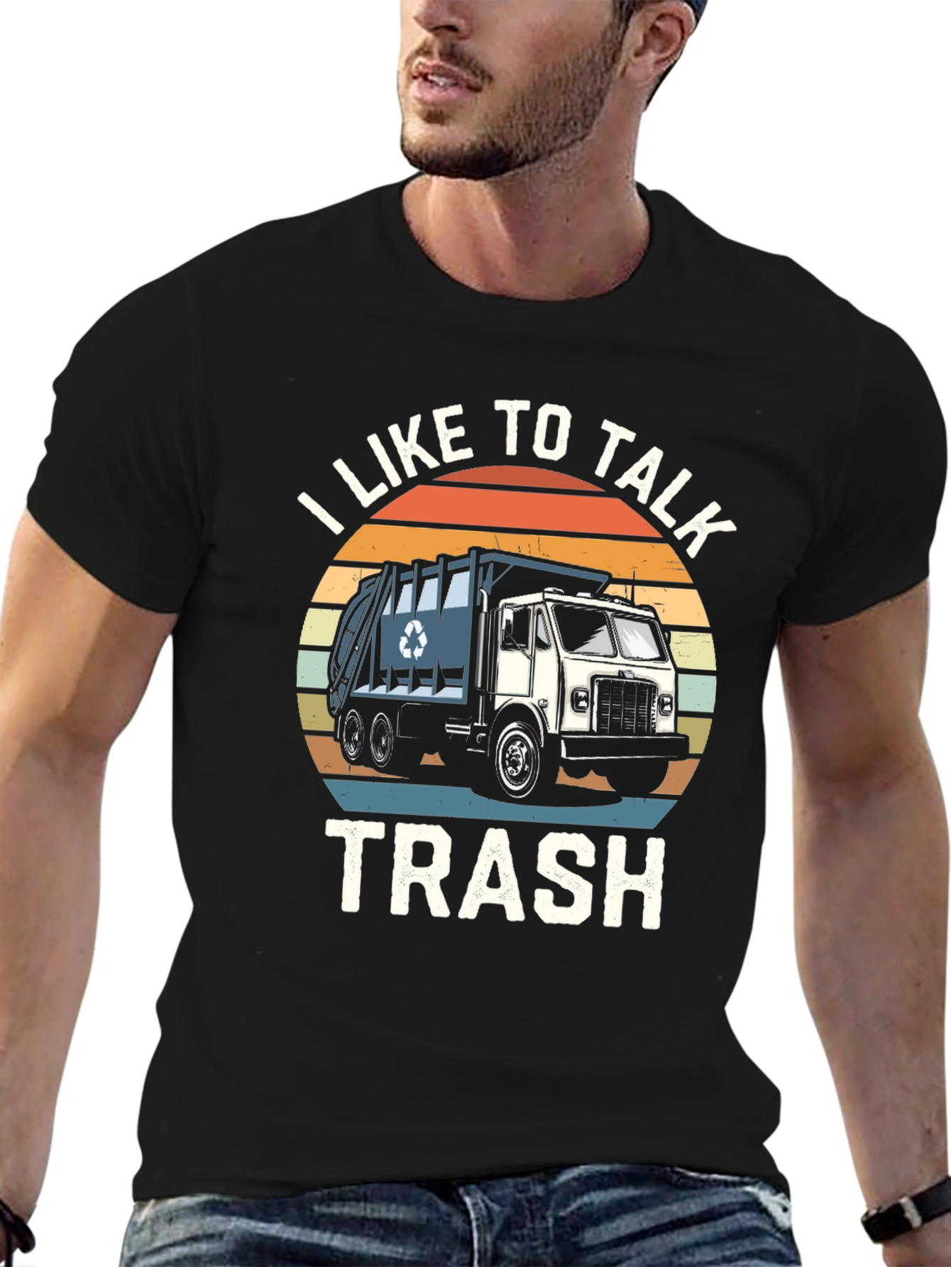I Like to Talk Trash Graphic T-Shirt
