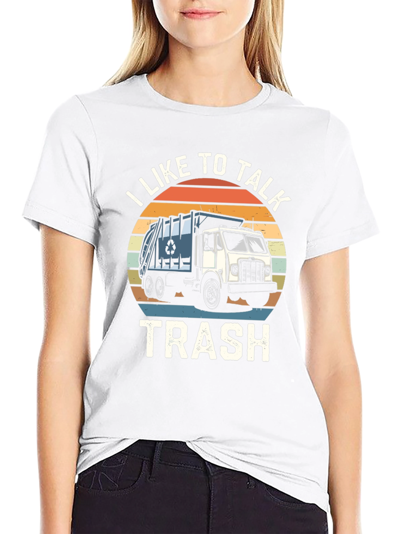 I Like to Talk Trash Graphic T-Shirt