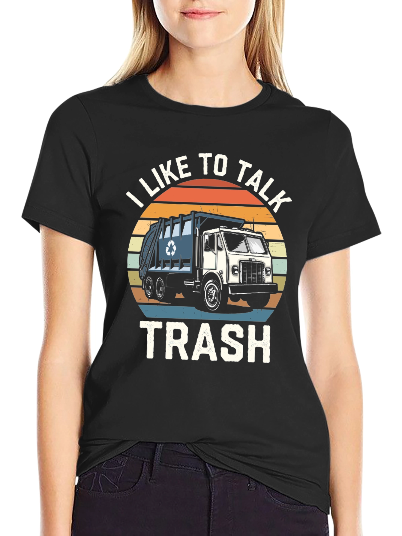 I Like to Talk Trash Graphic T-Shirt