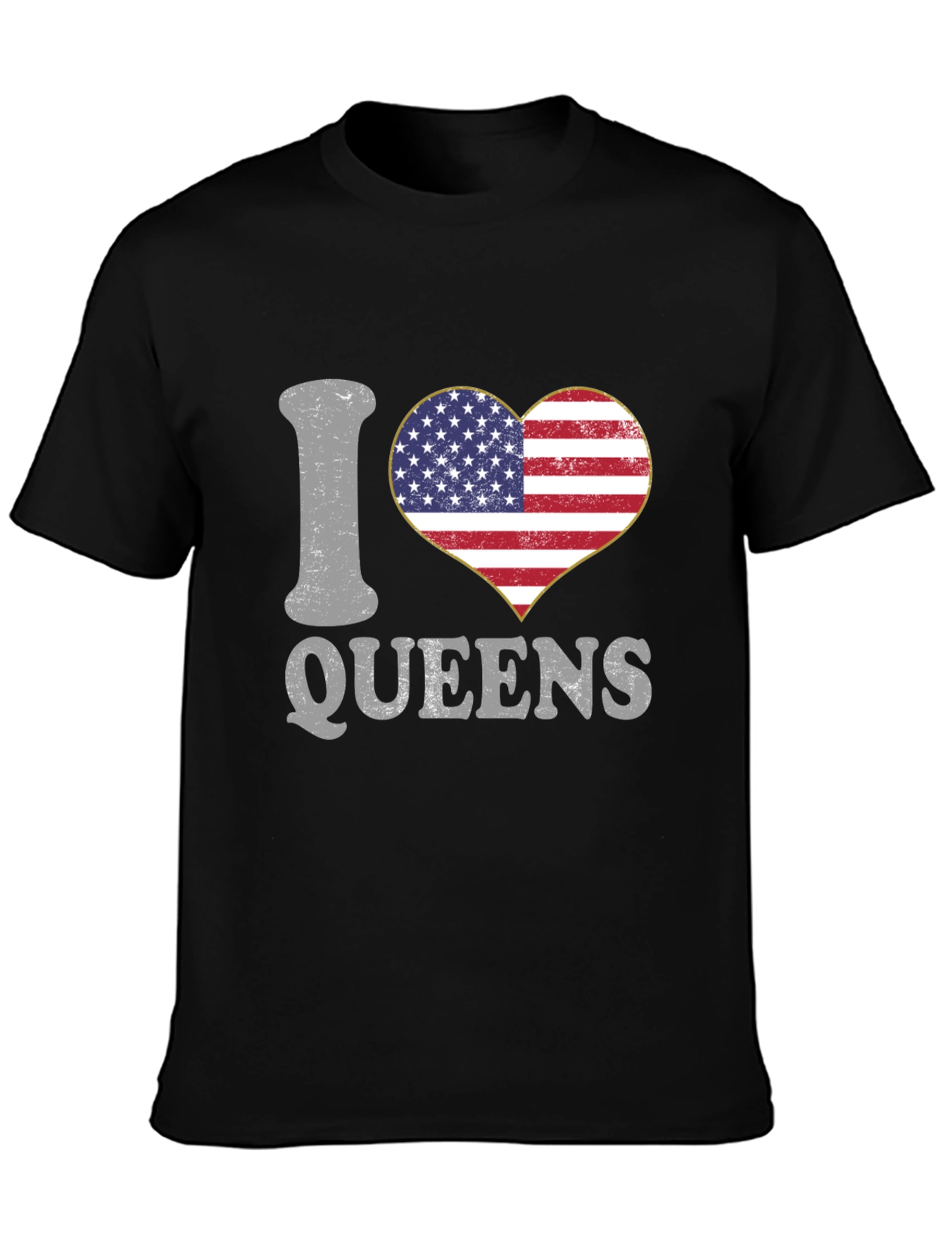 I Love Queens T-Shirt Patriotic Pride