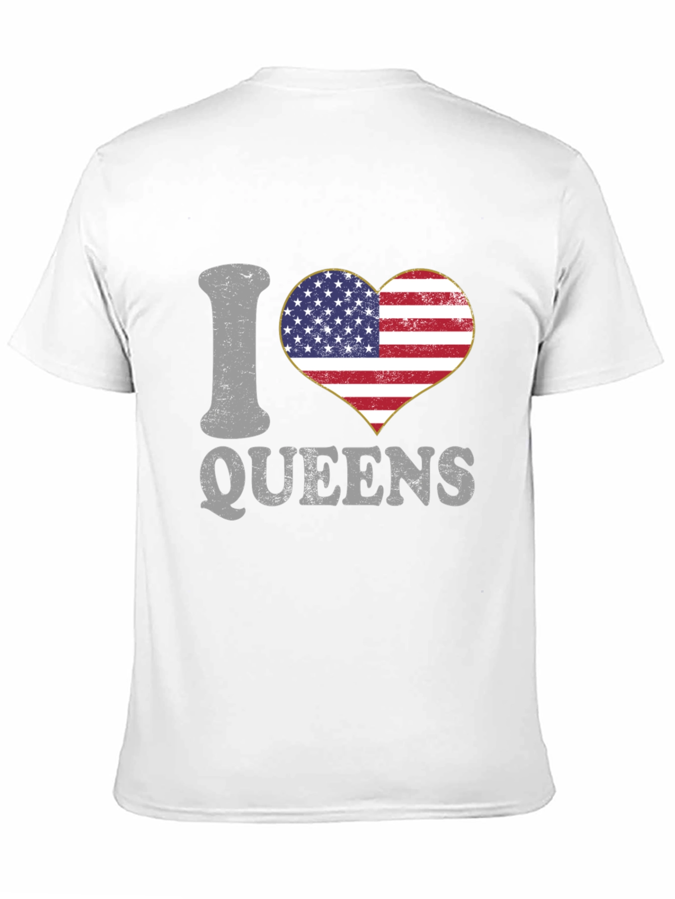 I Love Queens T-Shirt Patriotic Pride