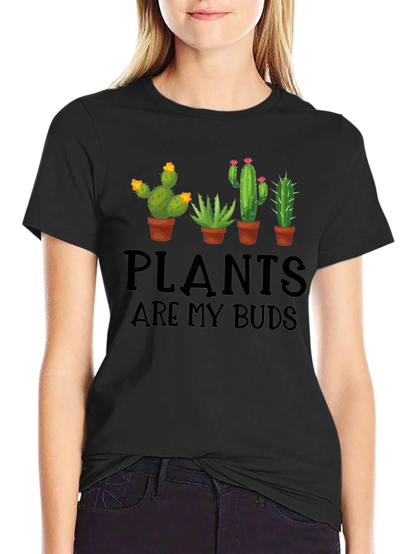 Plants are my Buds Graphic T-Shirt