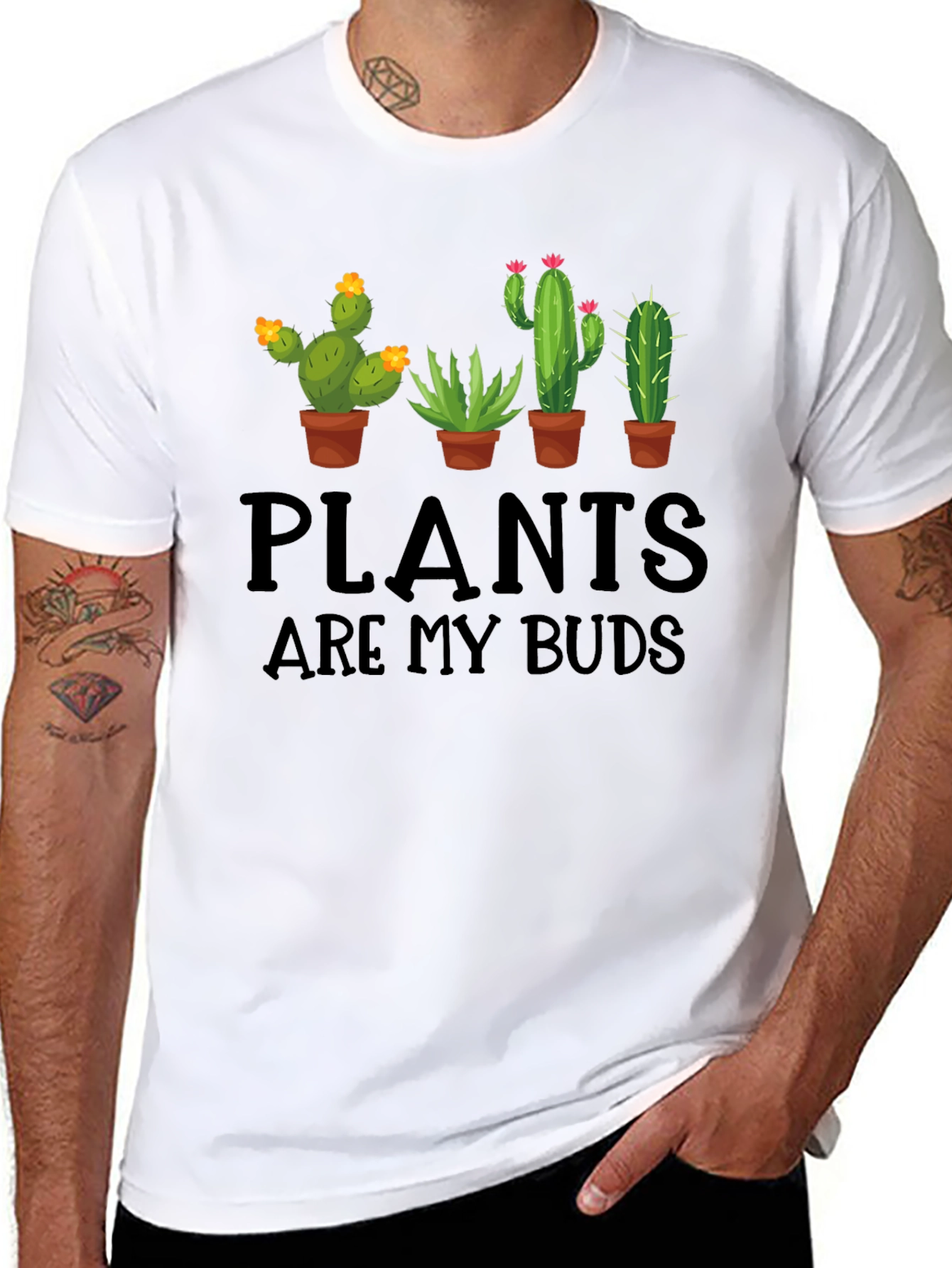 Plants are my Buds Graphic T-Shirt