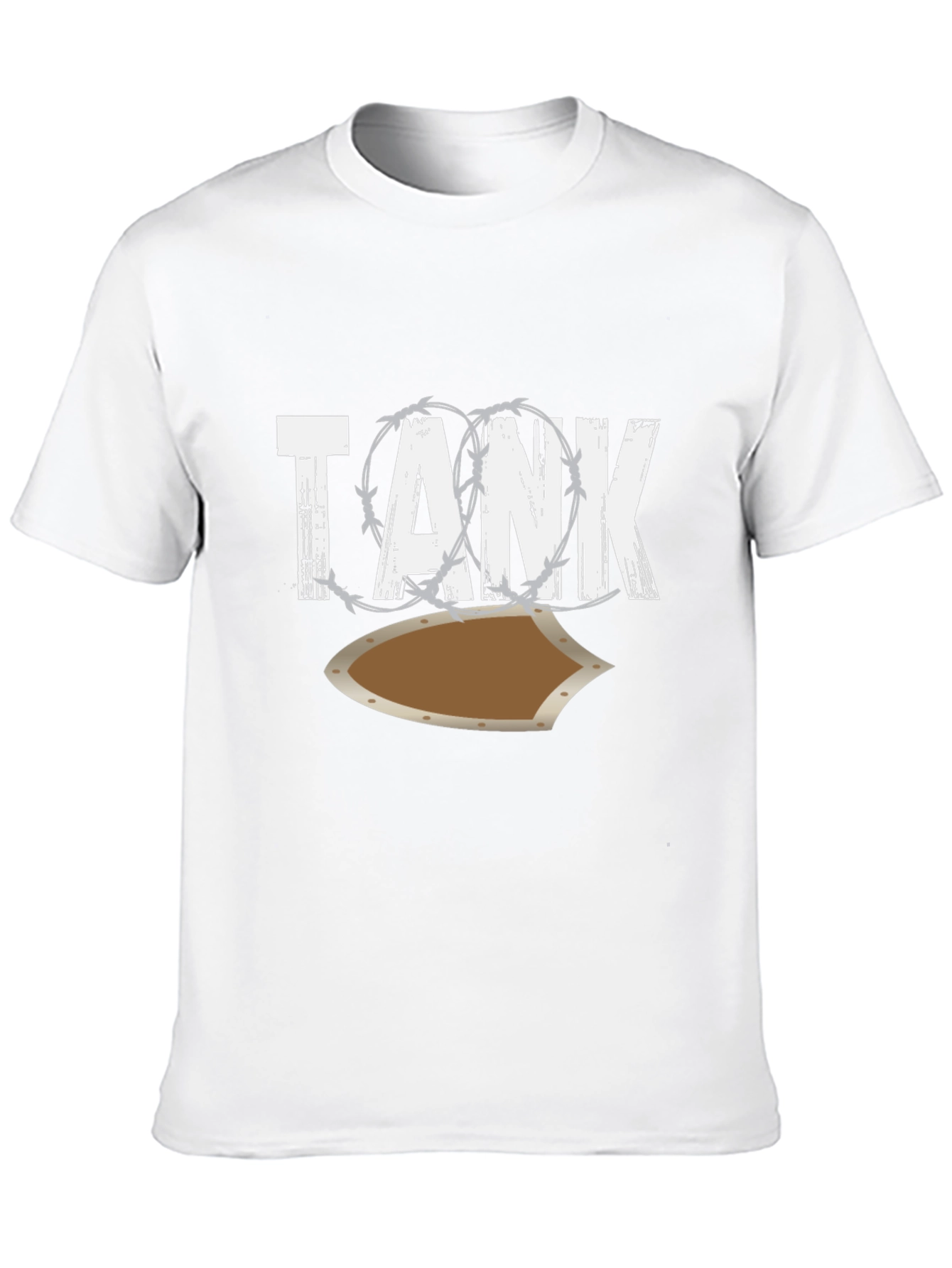 Tank Shield Graphic Tee - Mens Black T-Shirt