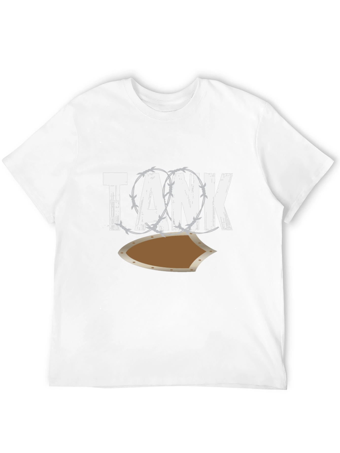 Tank Shield Graphic Tee - Mens Black T-Shirt
