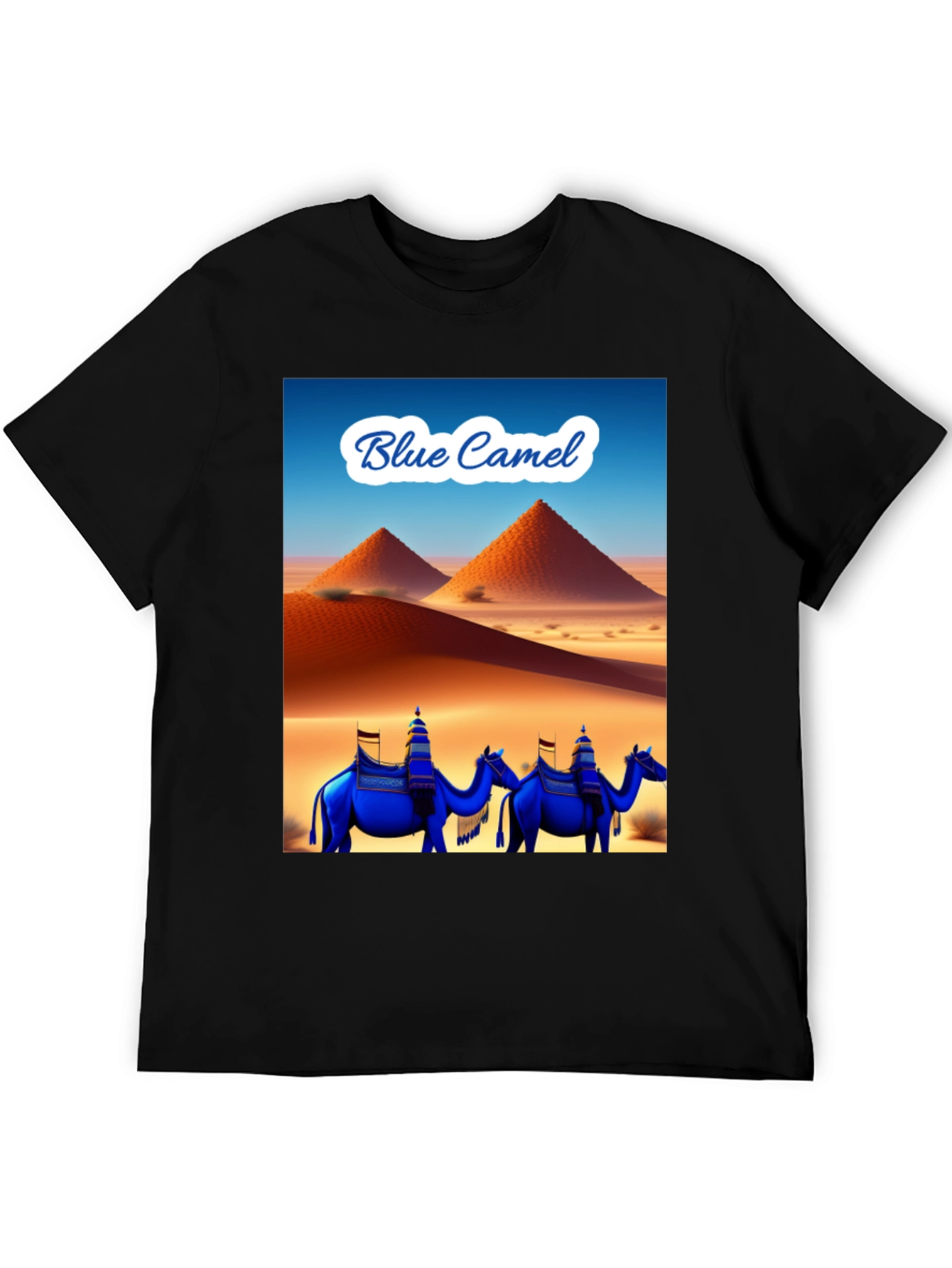 Blue Camel Desert T-Shirt