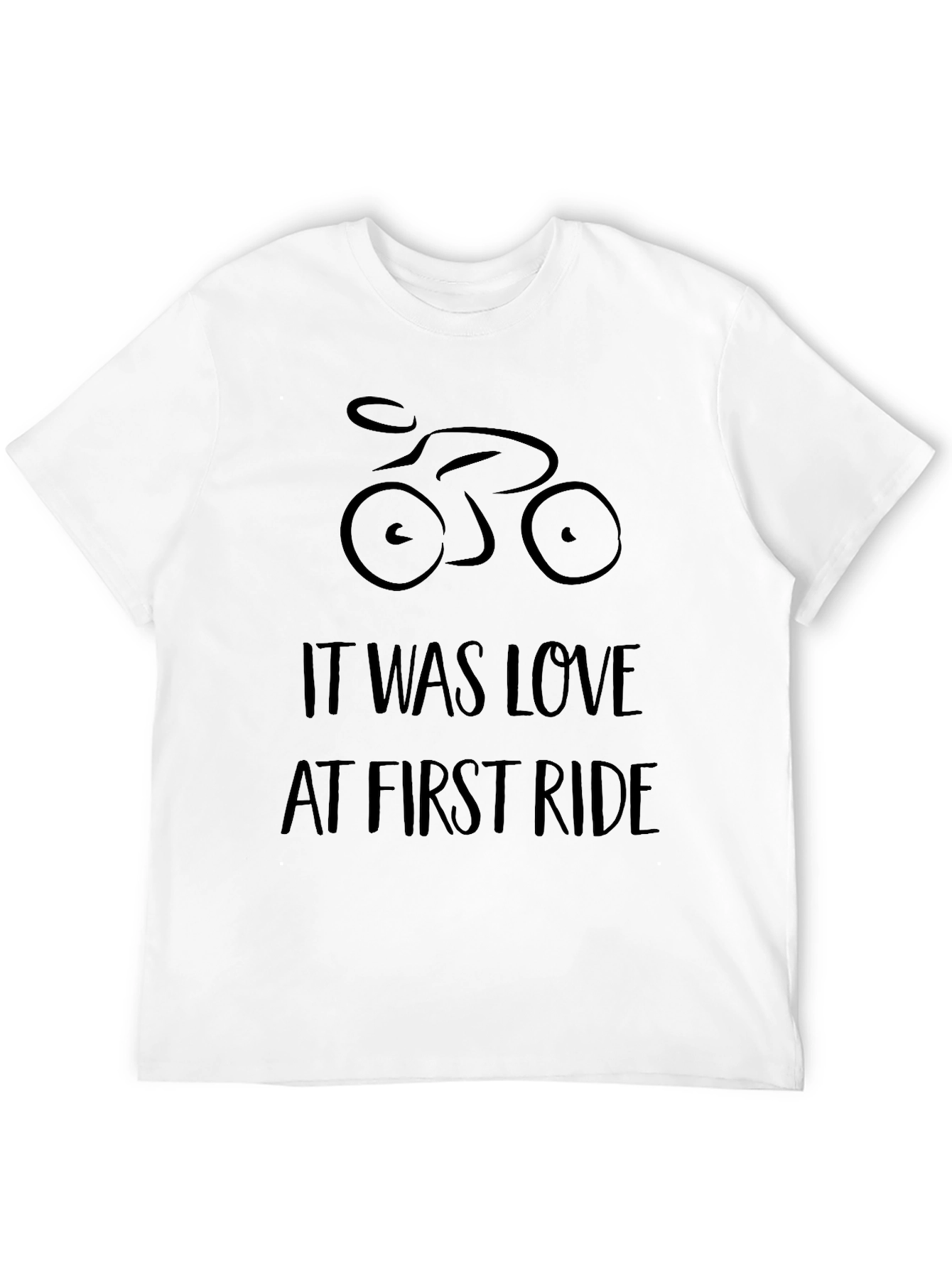 Love at First Ride Black Graphic Tee