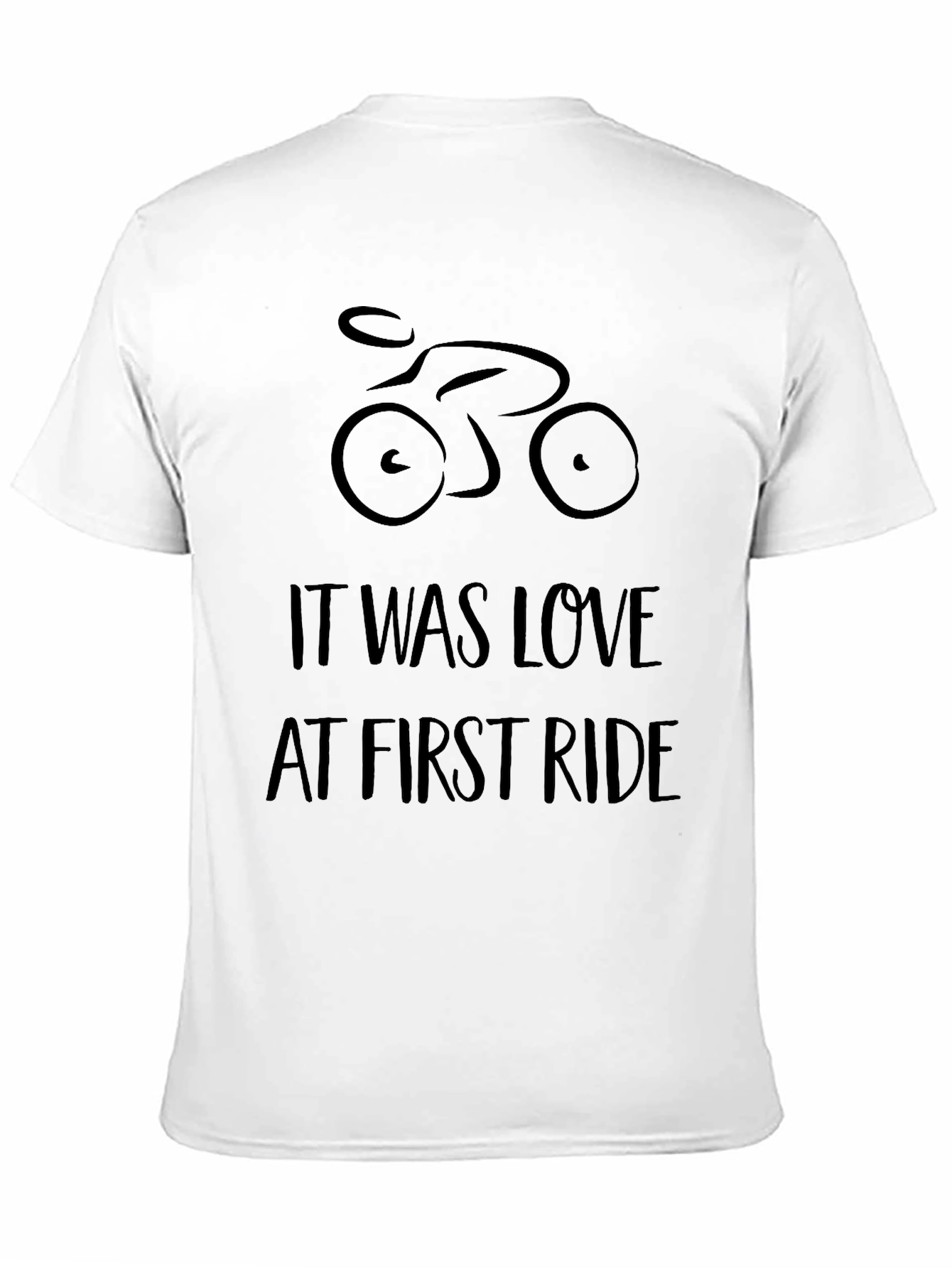 Love at First Ride Black Graphic Tee