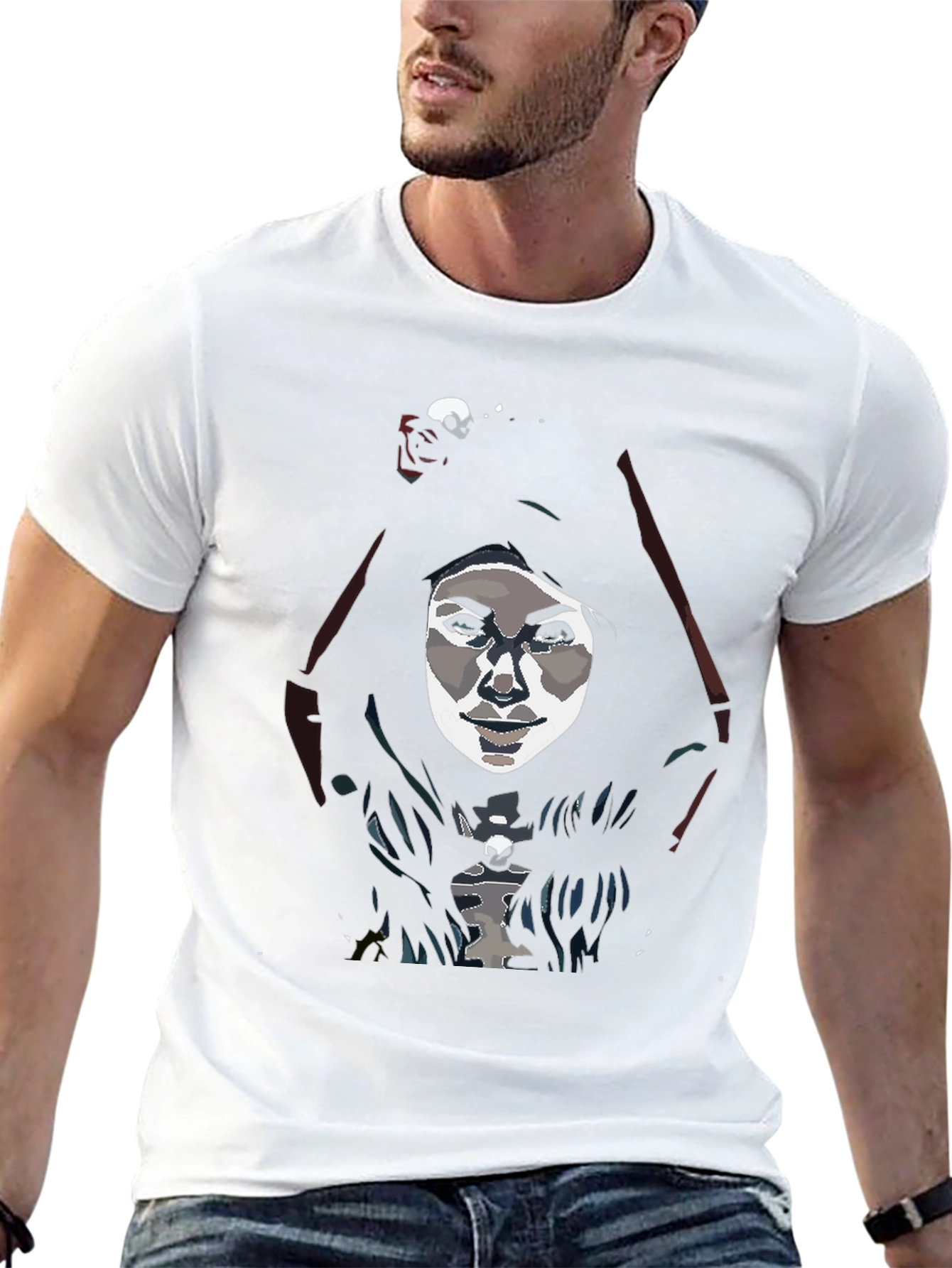 Dark Reaper Graphic Tee - Mens Black Cotton Shirt