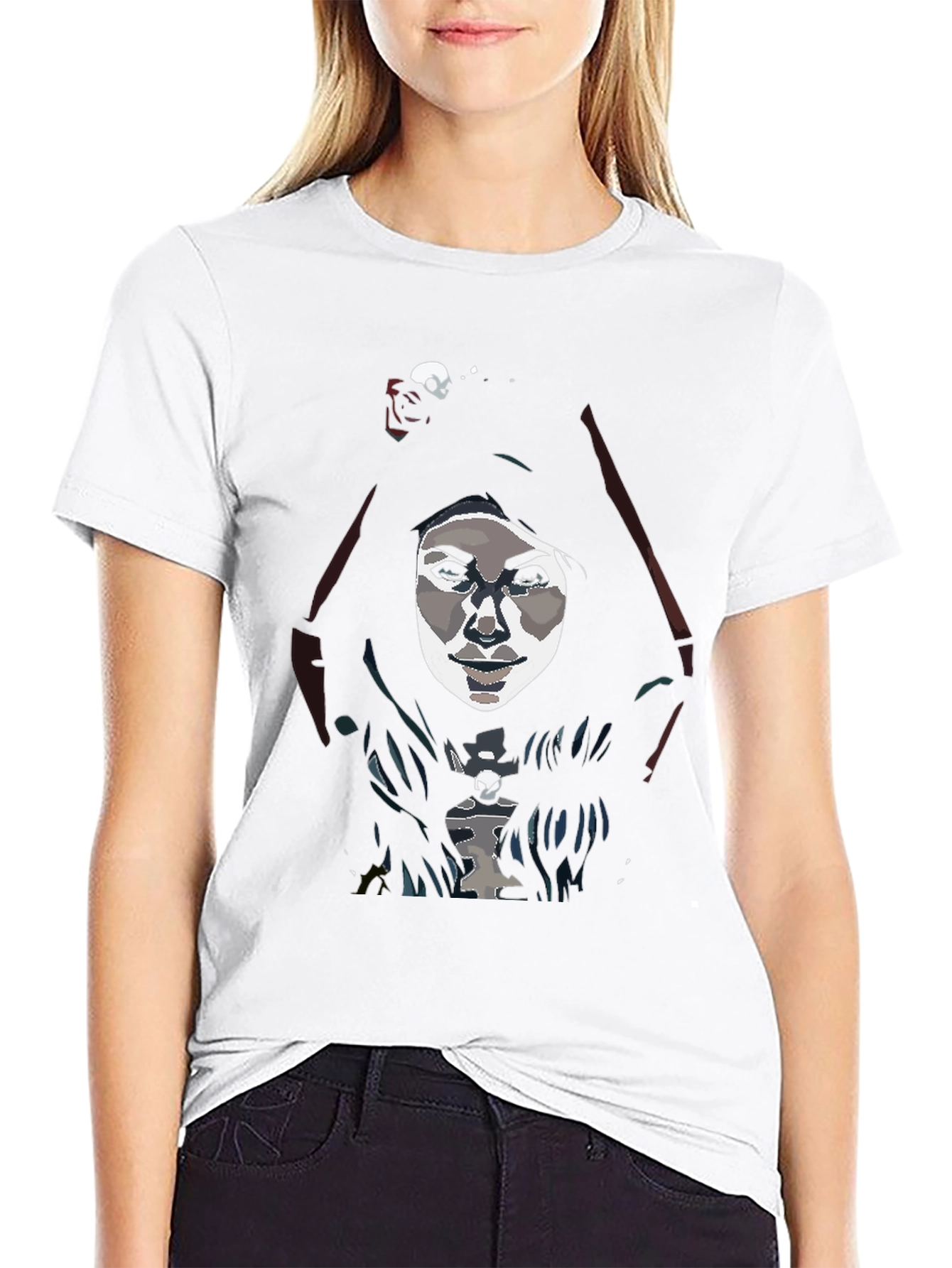 Dark Reaper Graphic Tee - Mens Black Cotton Shirt