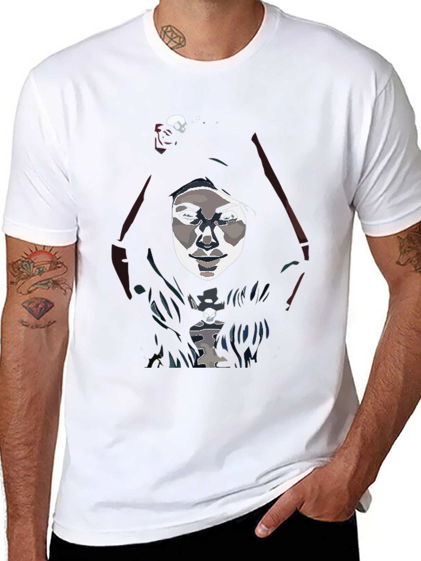 Dark Reaper Graphic Tee - Mens Black Cotton Shirt