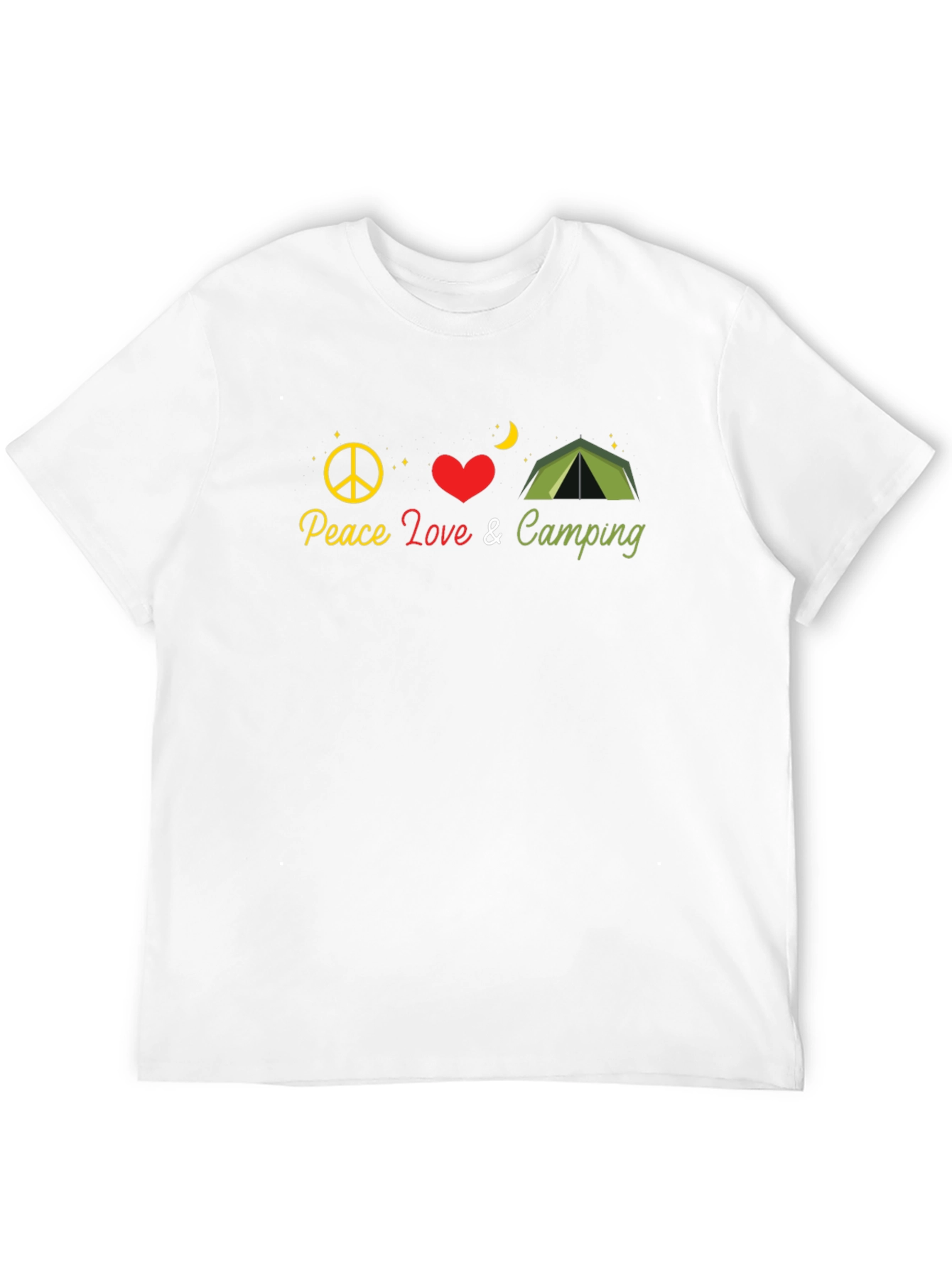 Peace Love Camping Graphic T-Shirt