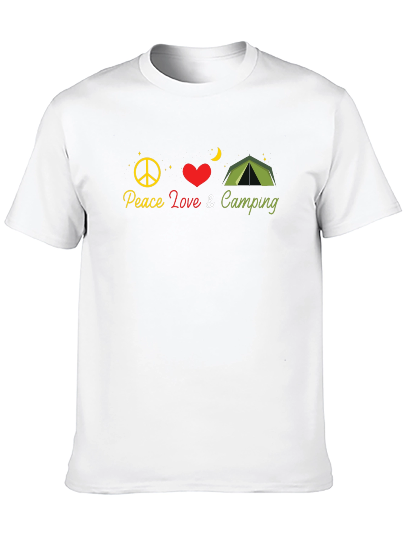 Peace Love Camping Graphic T-Shirt