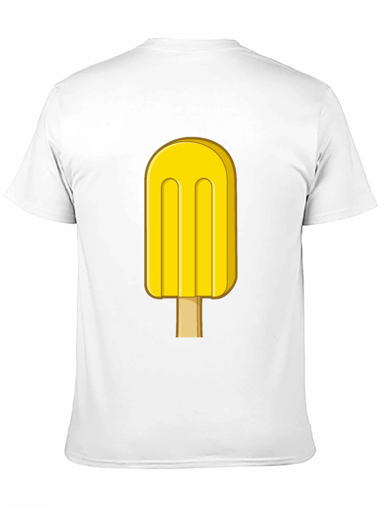 Cool Yellow Popsicle Graphic T-Shirt