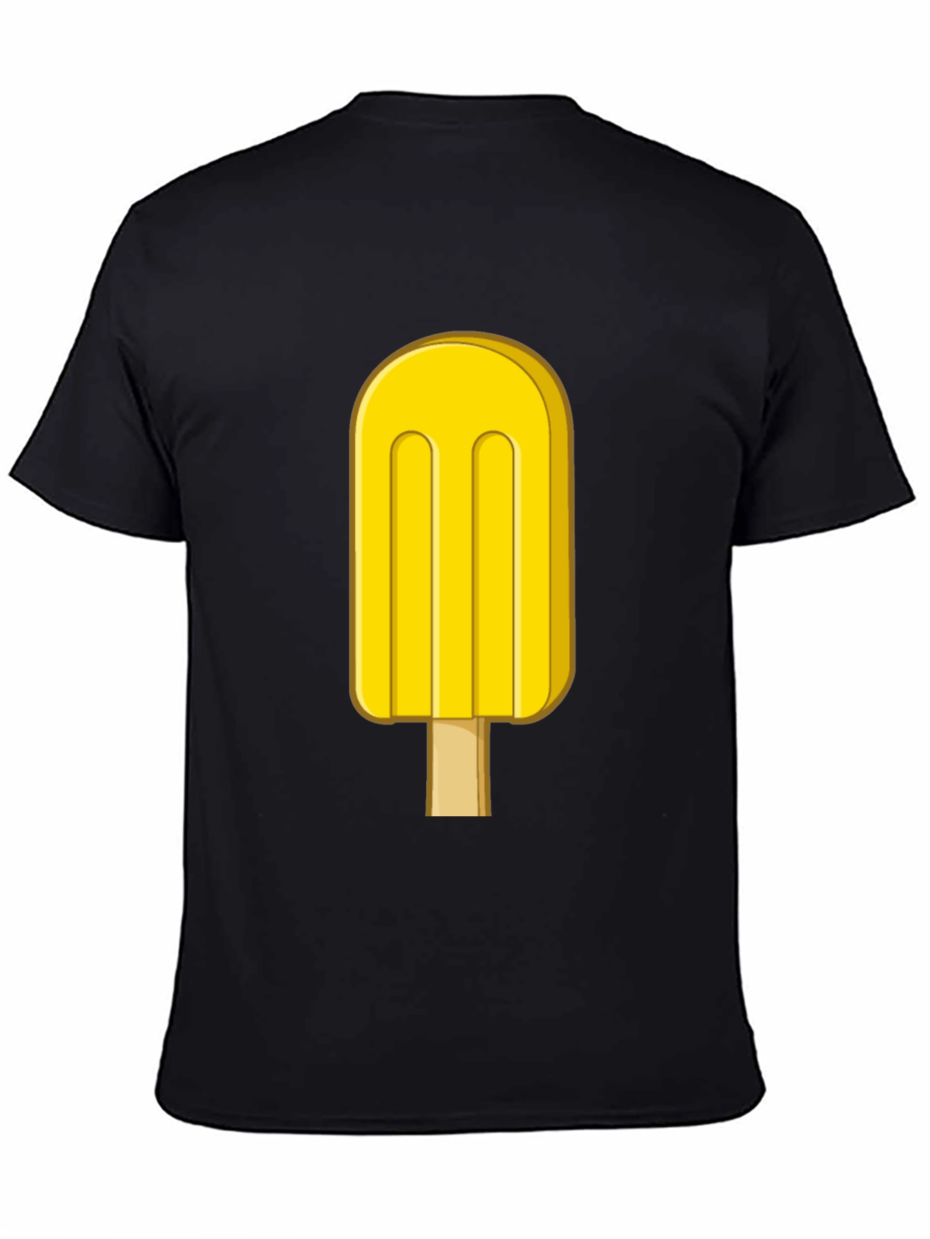 Cool Yellow Popsicle Graphic T-Shirt