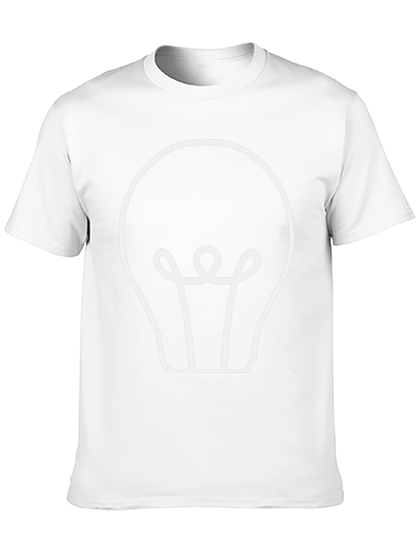 Idea Bulb Graphic T-Shirt - Black Cotton Tee