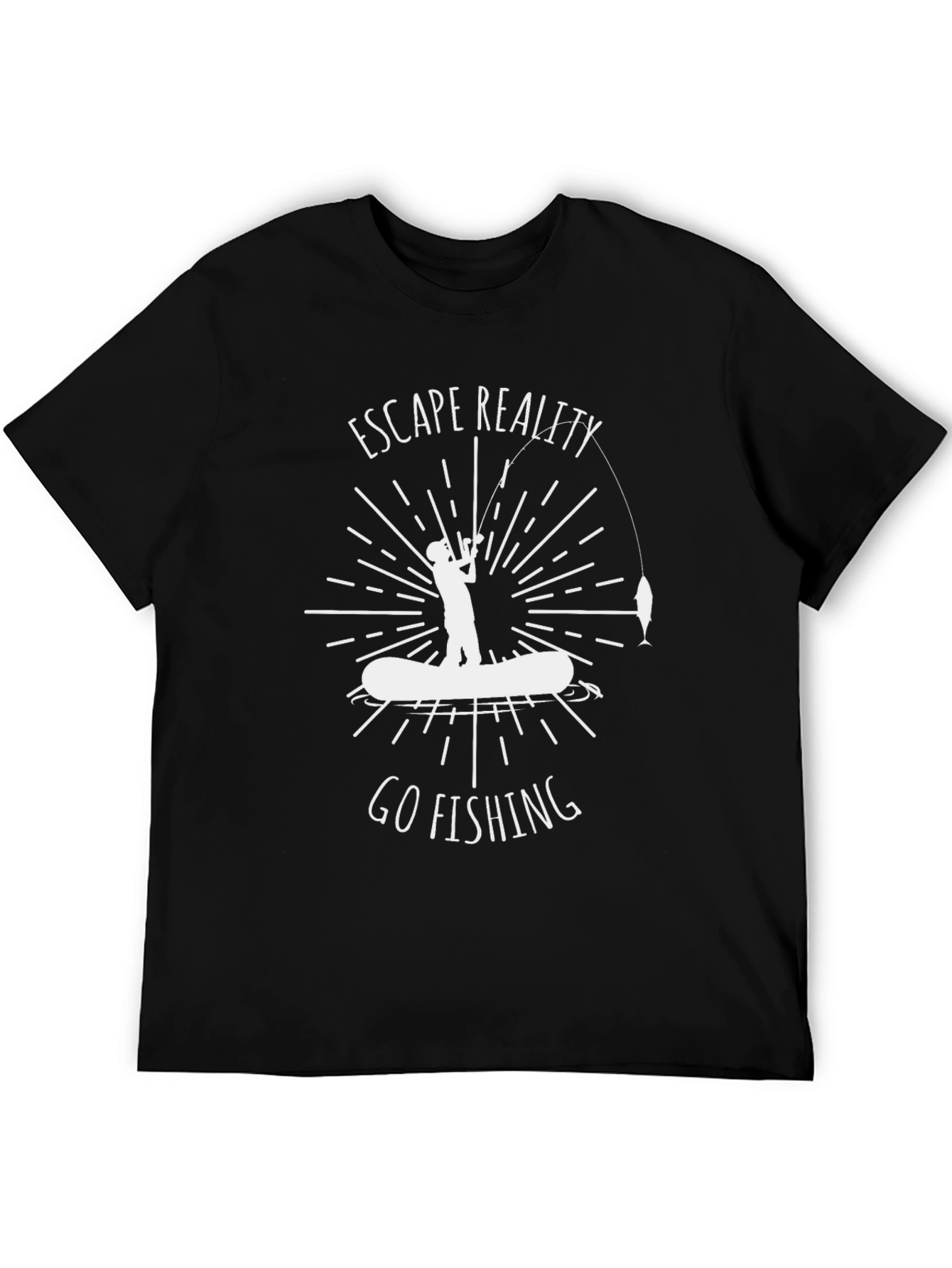 Escape Reality Fishing Graphic Tee