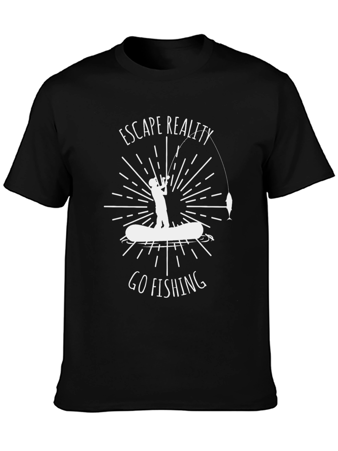 Escape Reality Fishing Graphic Tee