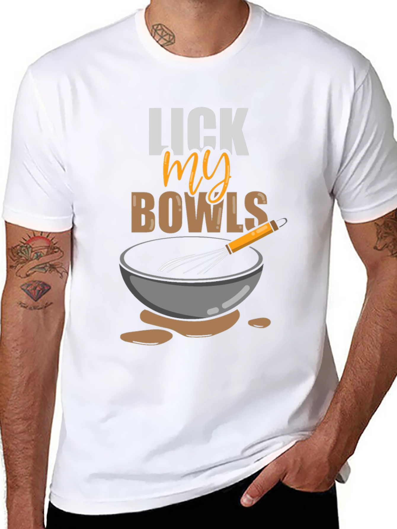 Lick My Bowls Graphic T-Shirt
