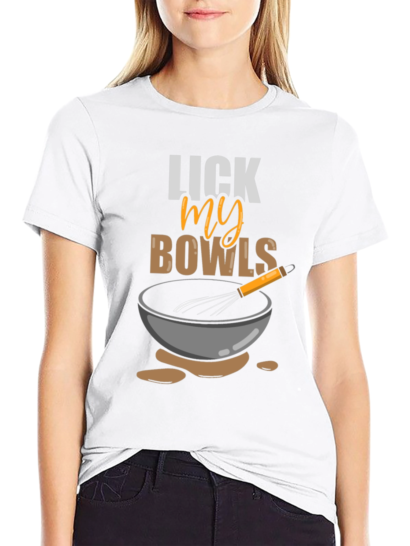 Lick My Bowls Graphic T-Shirt