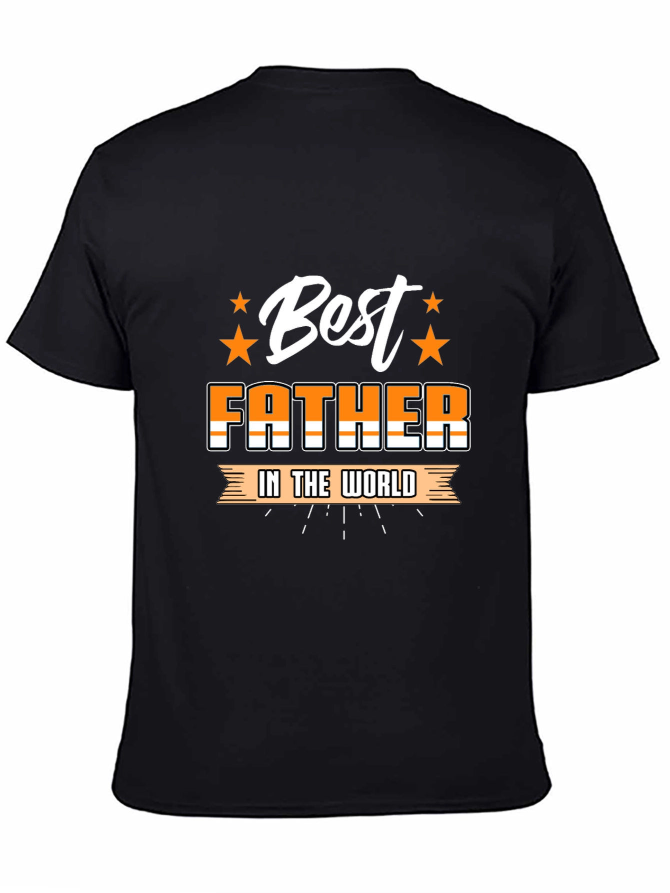 Best Father T-Shirt - Black Graphic Tee