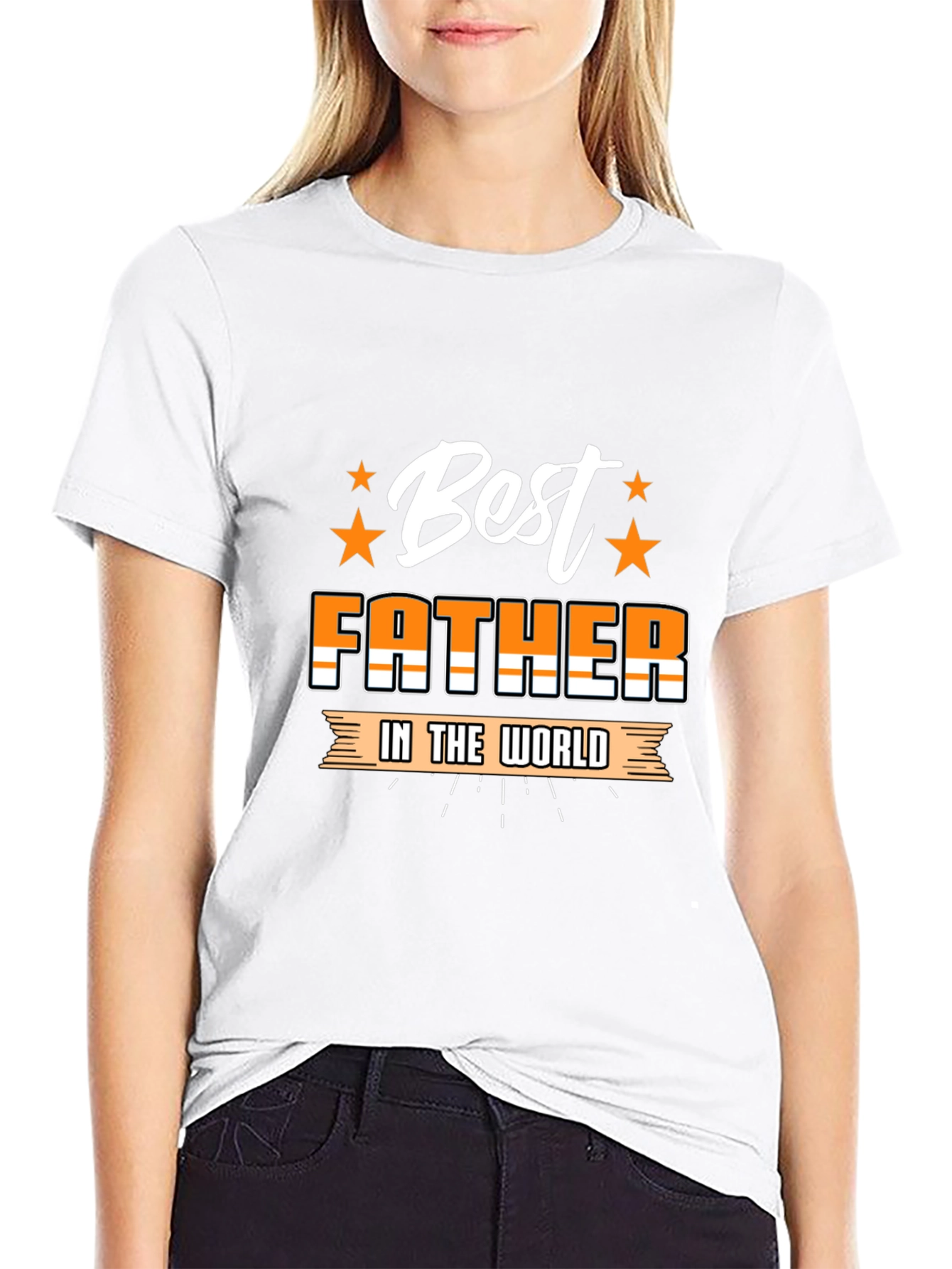 Best Father T-Shirt - Black Graphic Tee