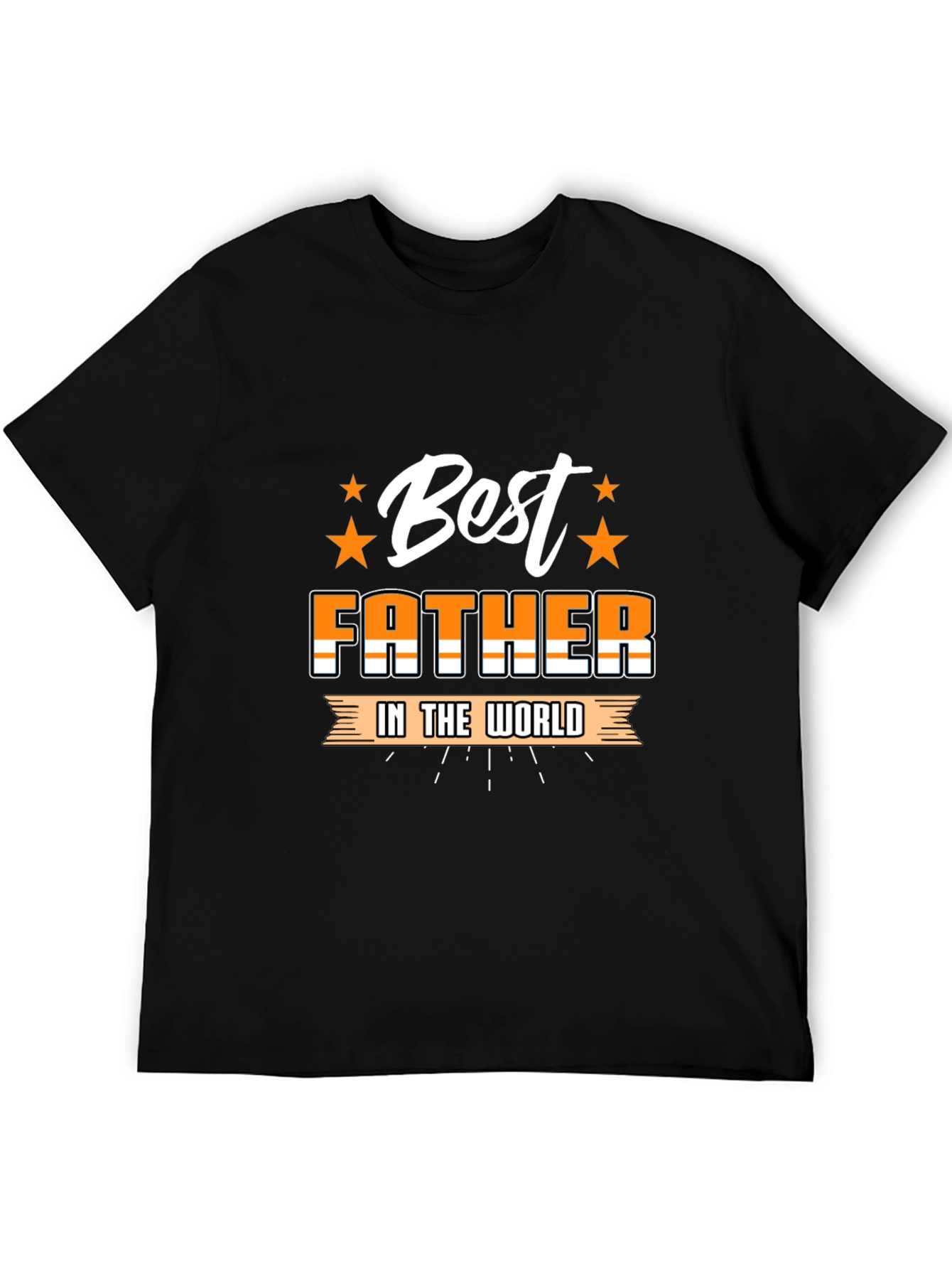 Best Father T-Shirt - Black Graphic Tee