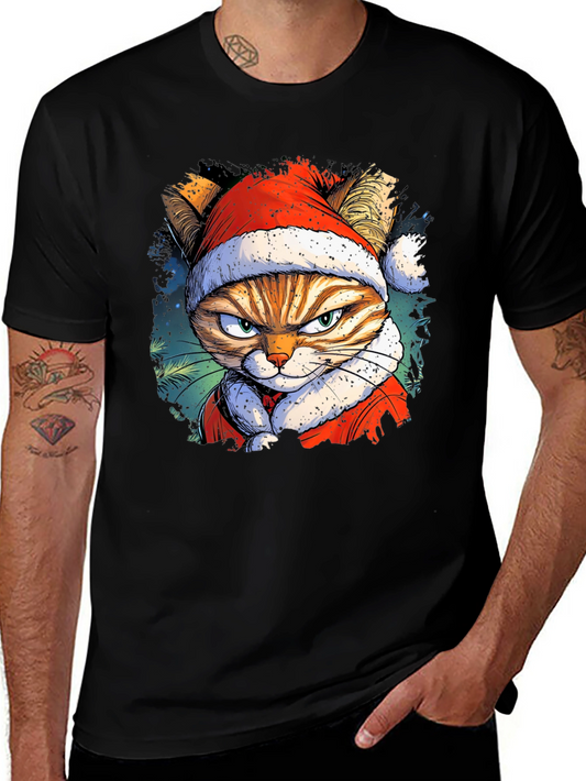 Grumpy Cat Santa T-Shirt: Holiday Humor