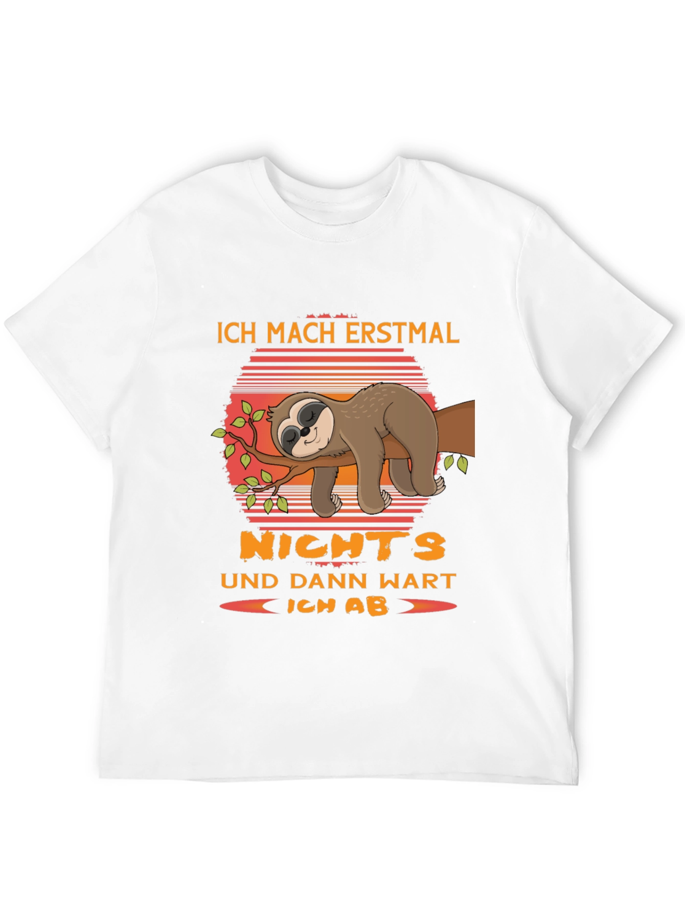 Ich Mach Erstmal Nichts Sloth Graphic Tee