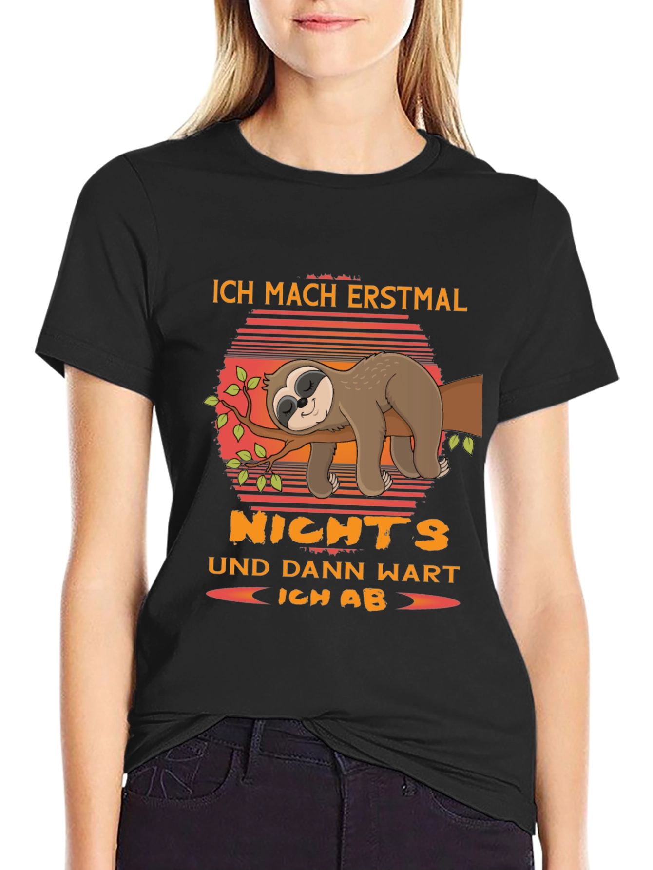 Ich Mach Erstmal Nichts Sloth Graphic Tee