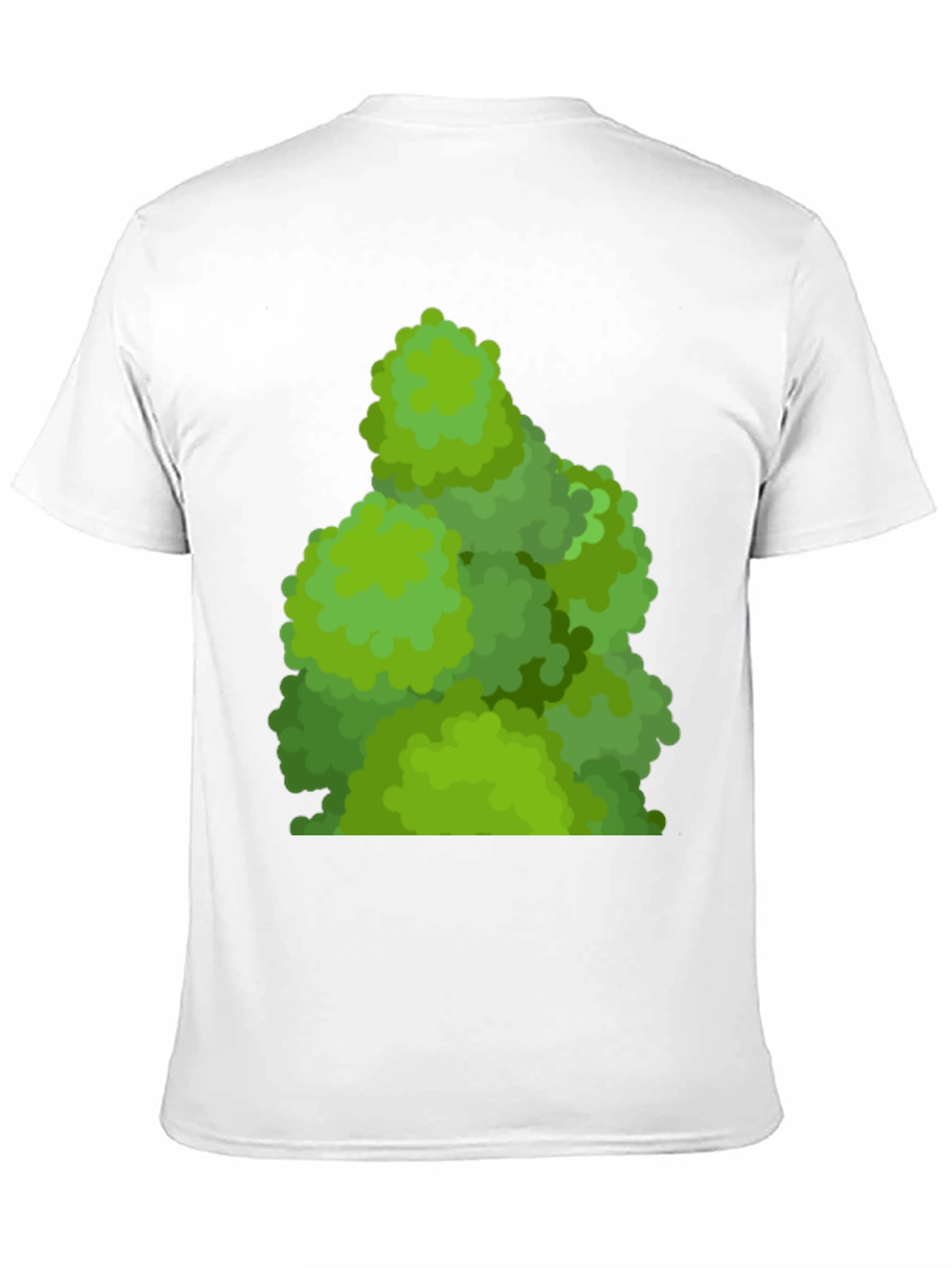 Green Bush Tee - Nature Inspired Graphic T-Shirt