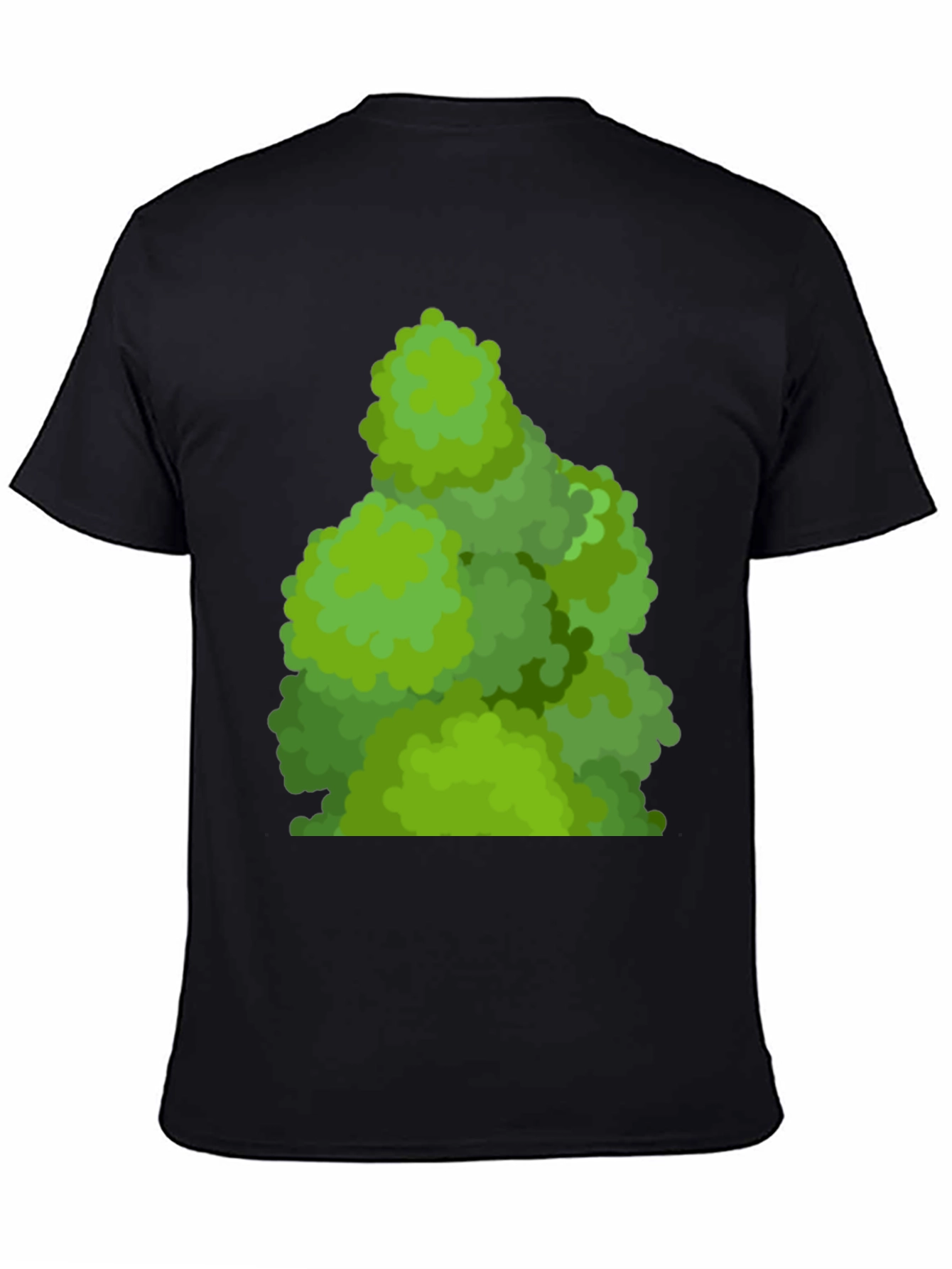 Green Bush Tee - Nature Inspired Graphic T-Shirt