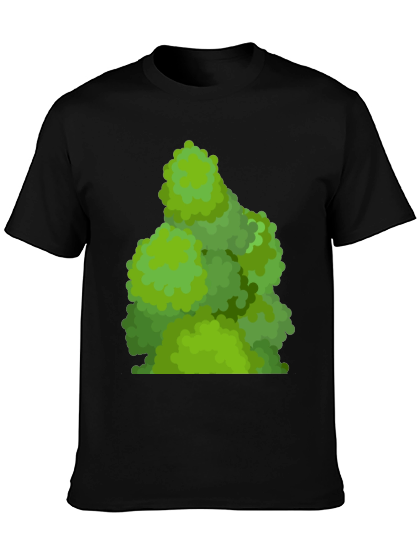 Green Bush Tee - Nature Inspired Graphic T-Shirt