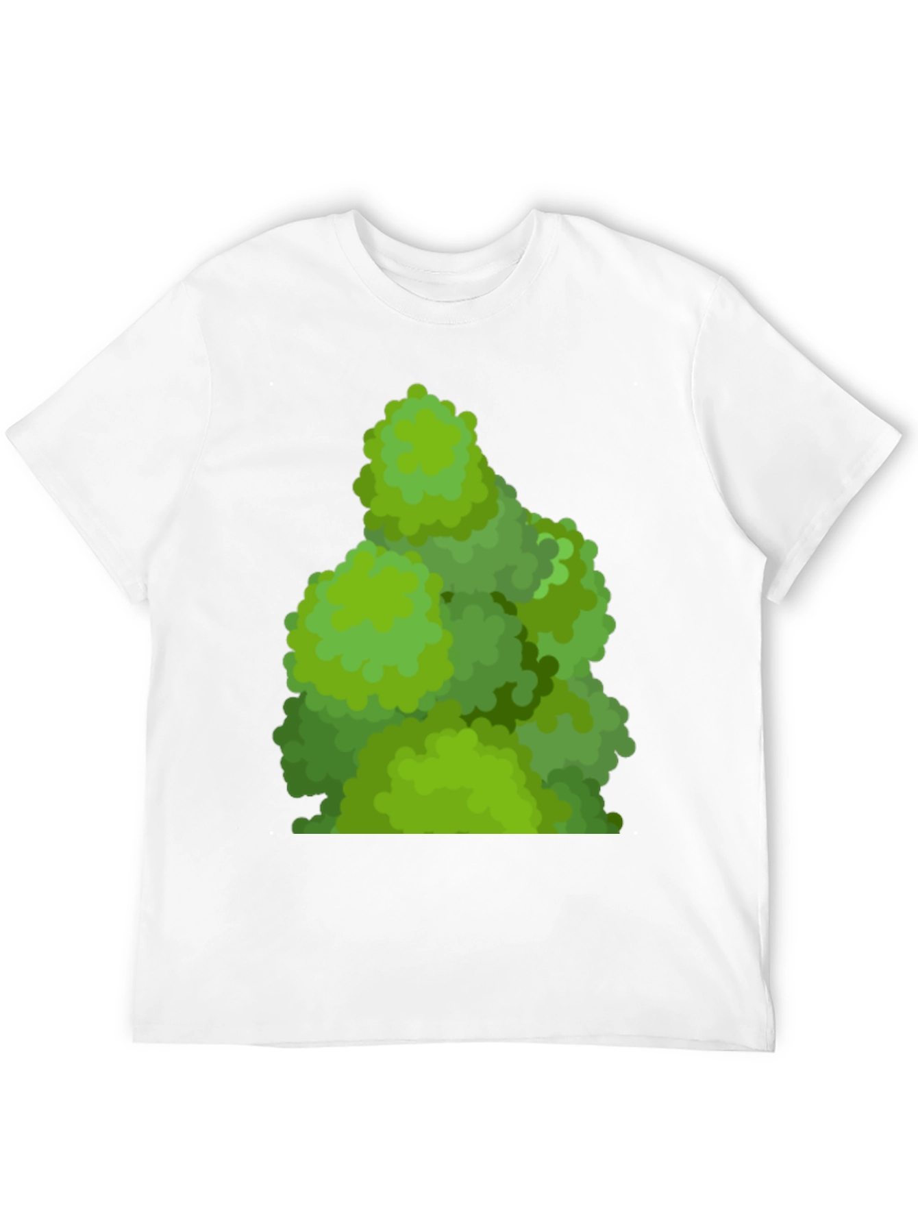 Green Bush Tee - Nature Inspired Graphic T-Shirt