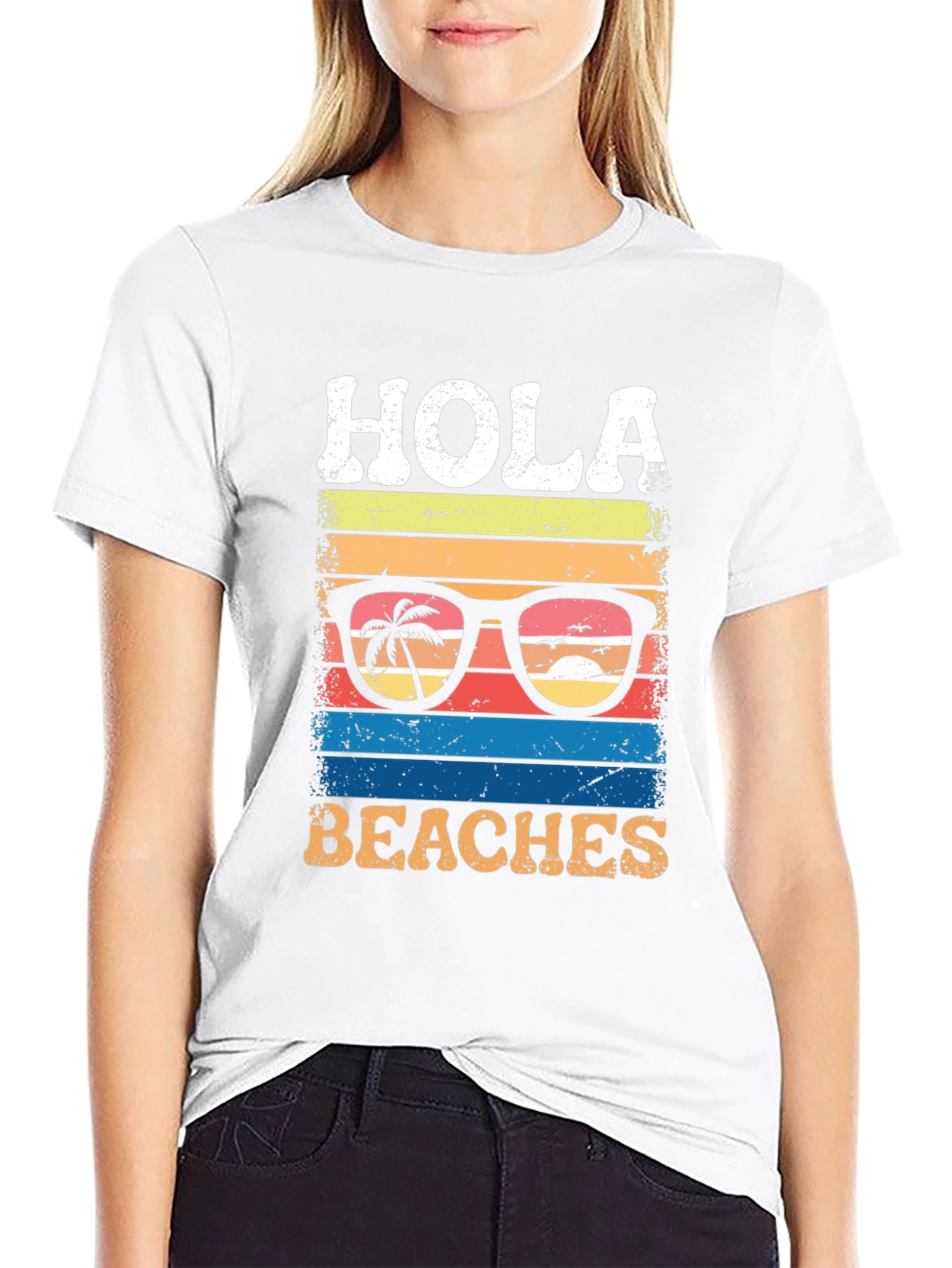 Hola Beaches Graphic T-Shirt
