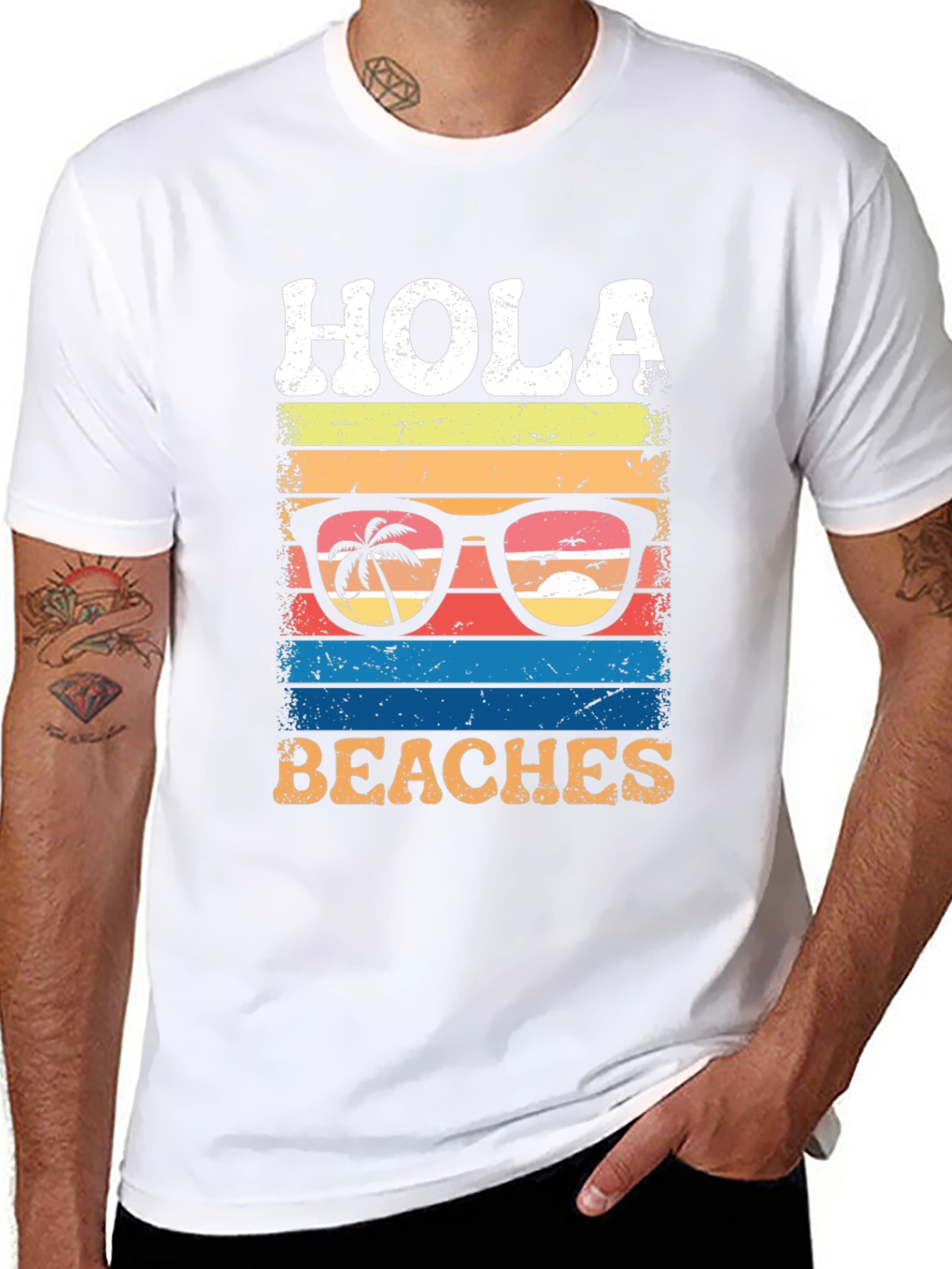 Hola Beaches Graphic T-Shirt