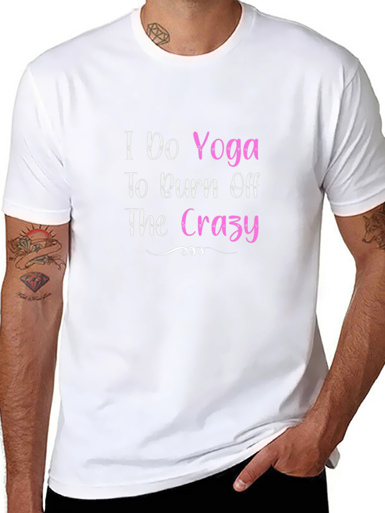 Yoga Crazy Burnout T-Shirt