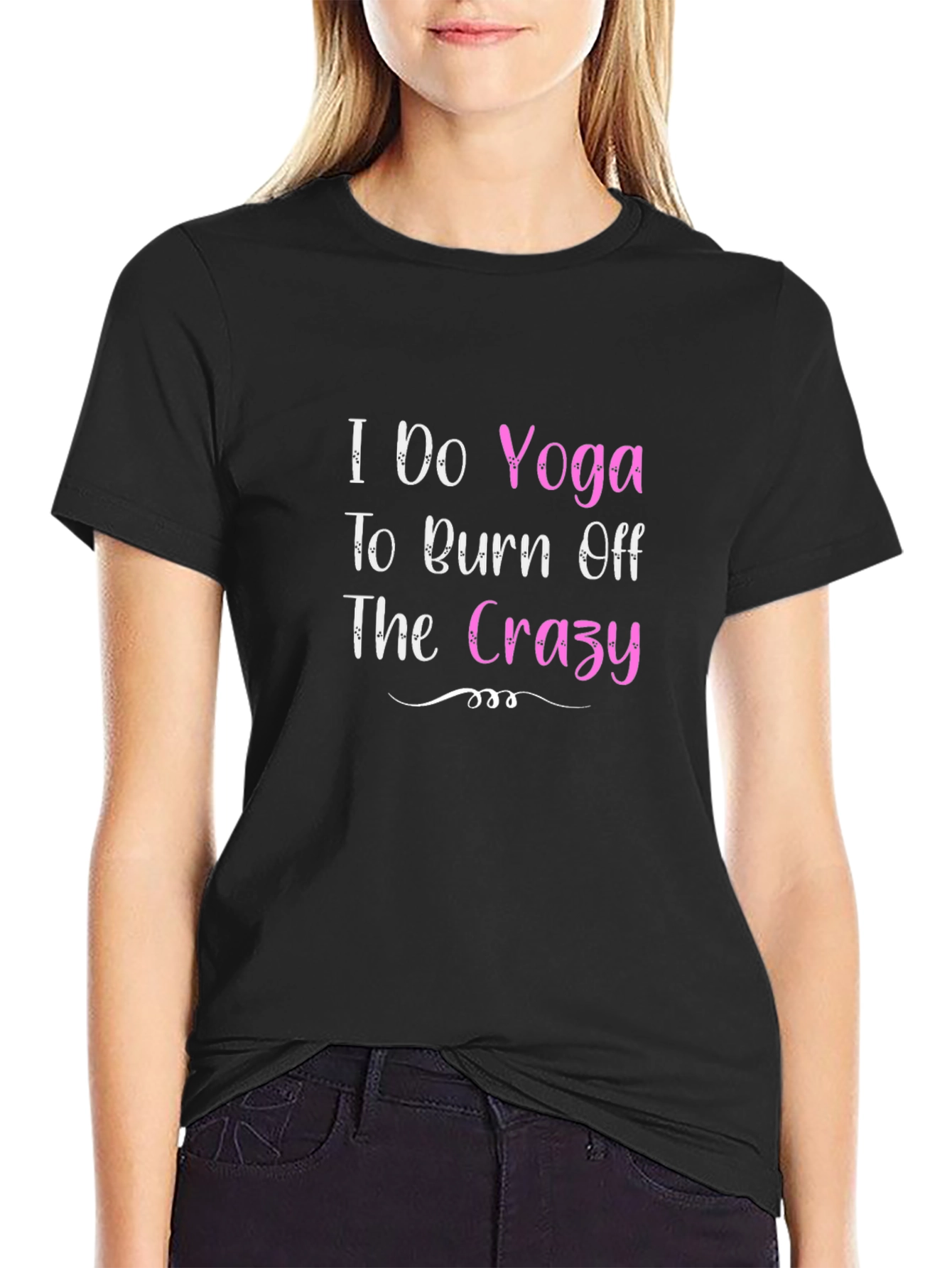 Yoga Crazy Burnout T-Shirt