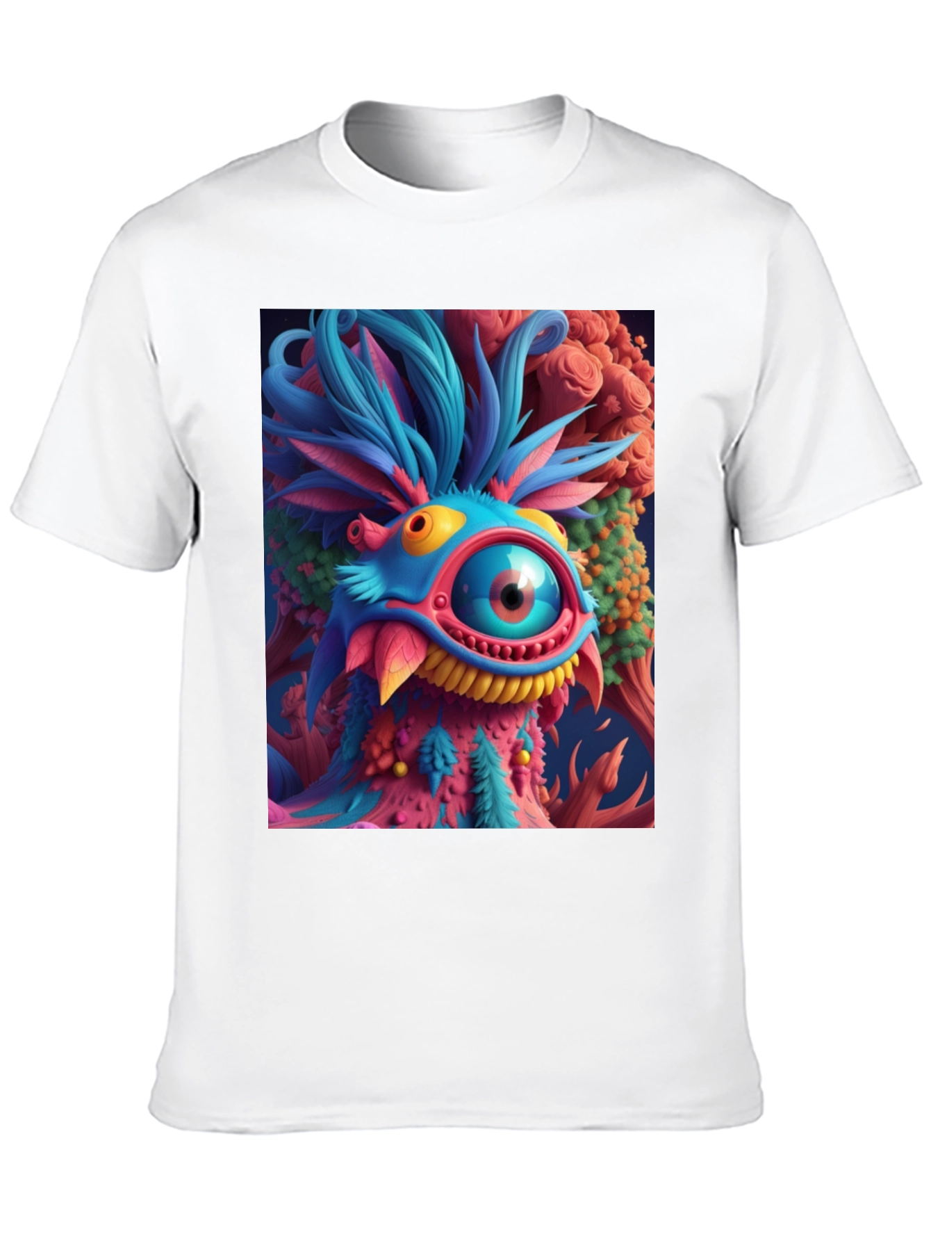 Funky Monster Graphic Tee - Eye-Catching Design