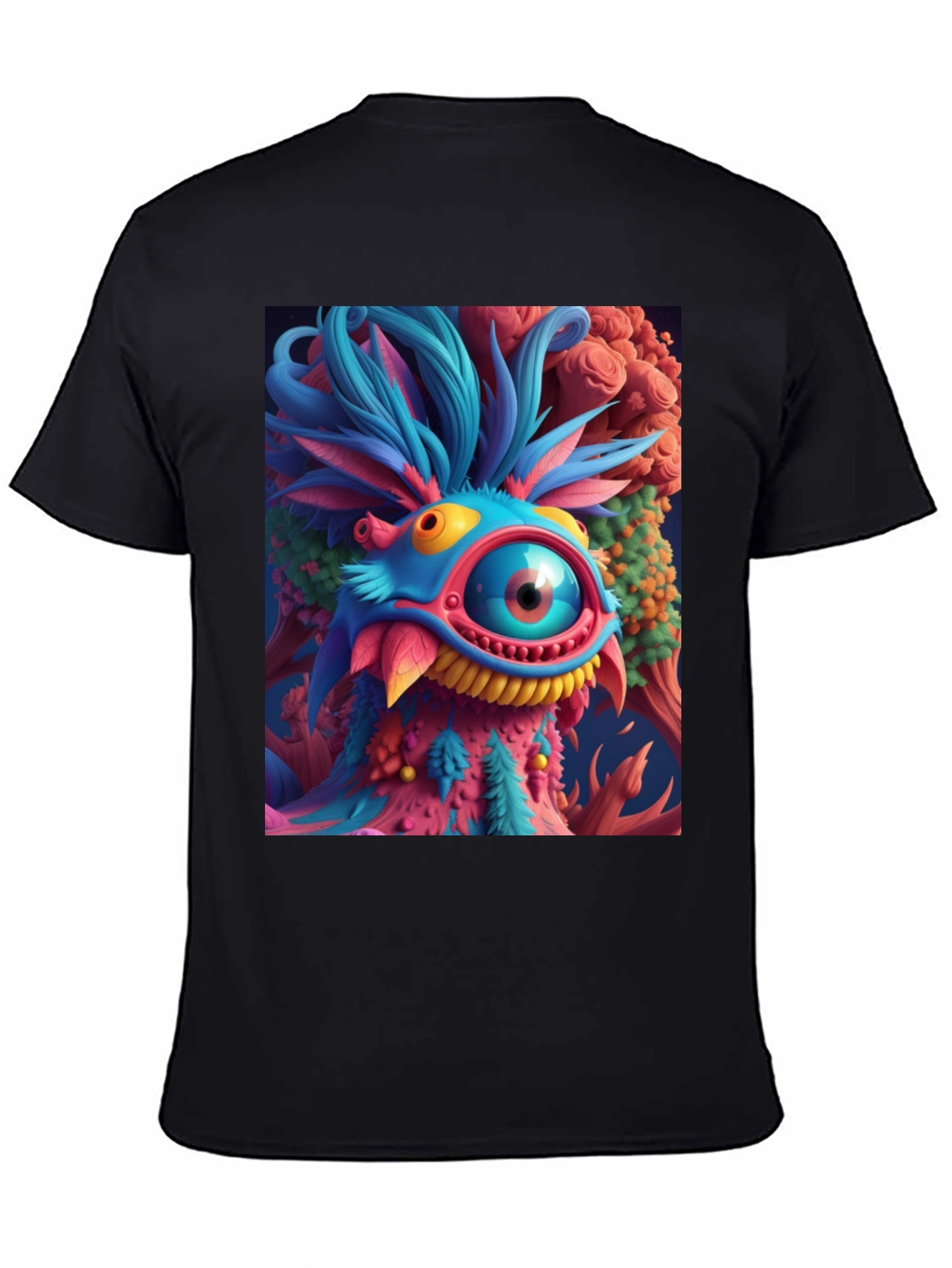 Funky Monster Graphic Tee - Eye-Catching Design