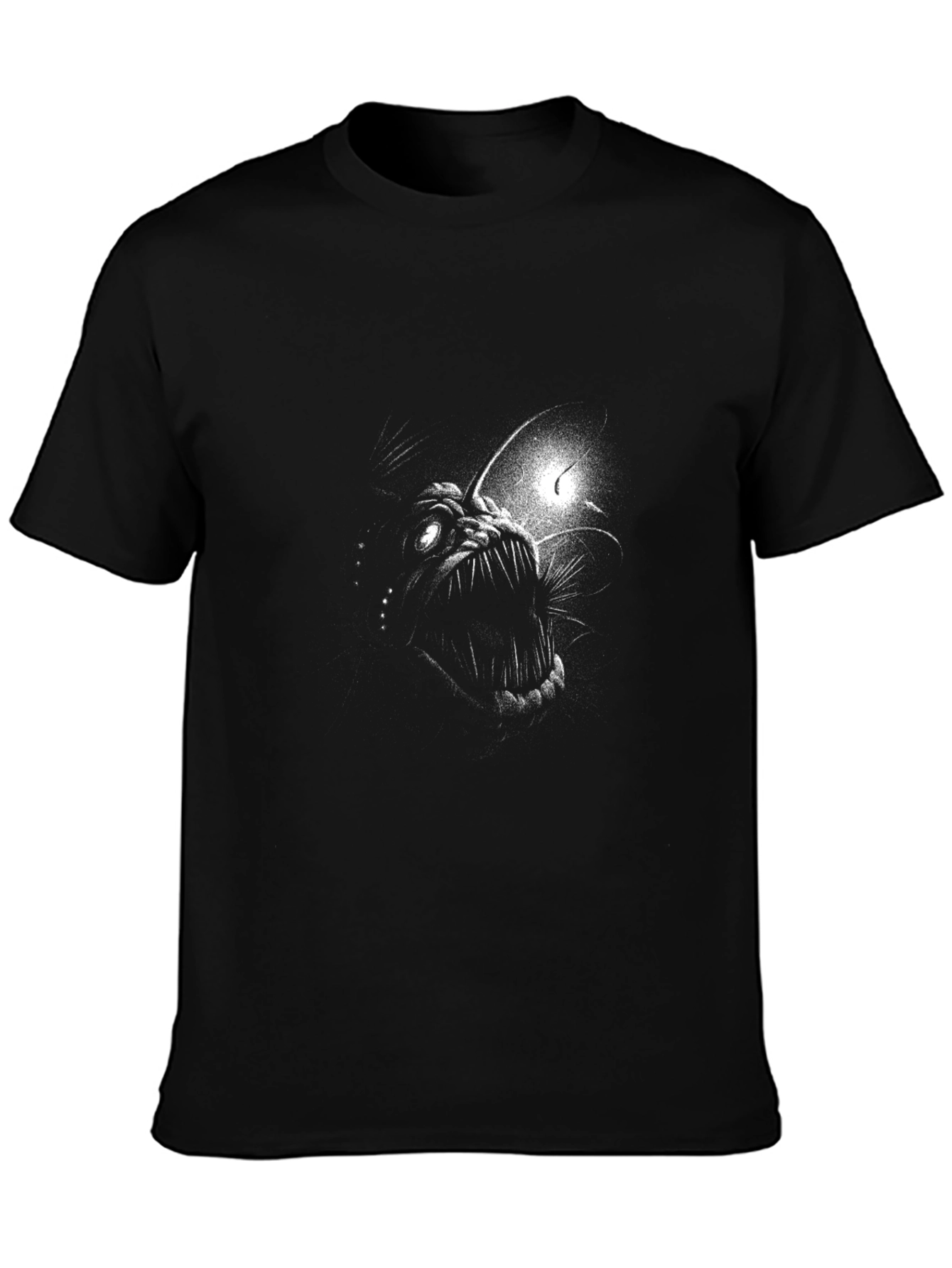 Anglerfish Graphic Tee - Dark & Edgy Design