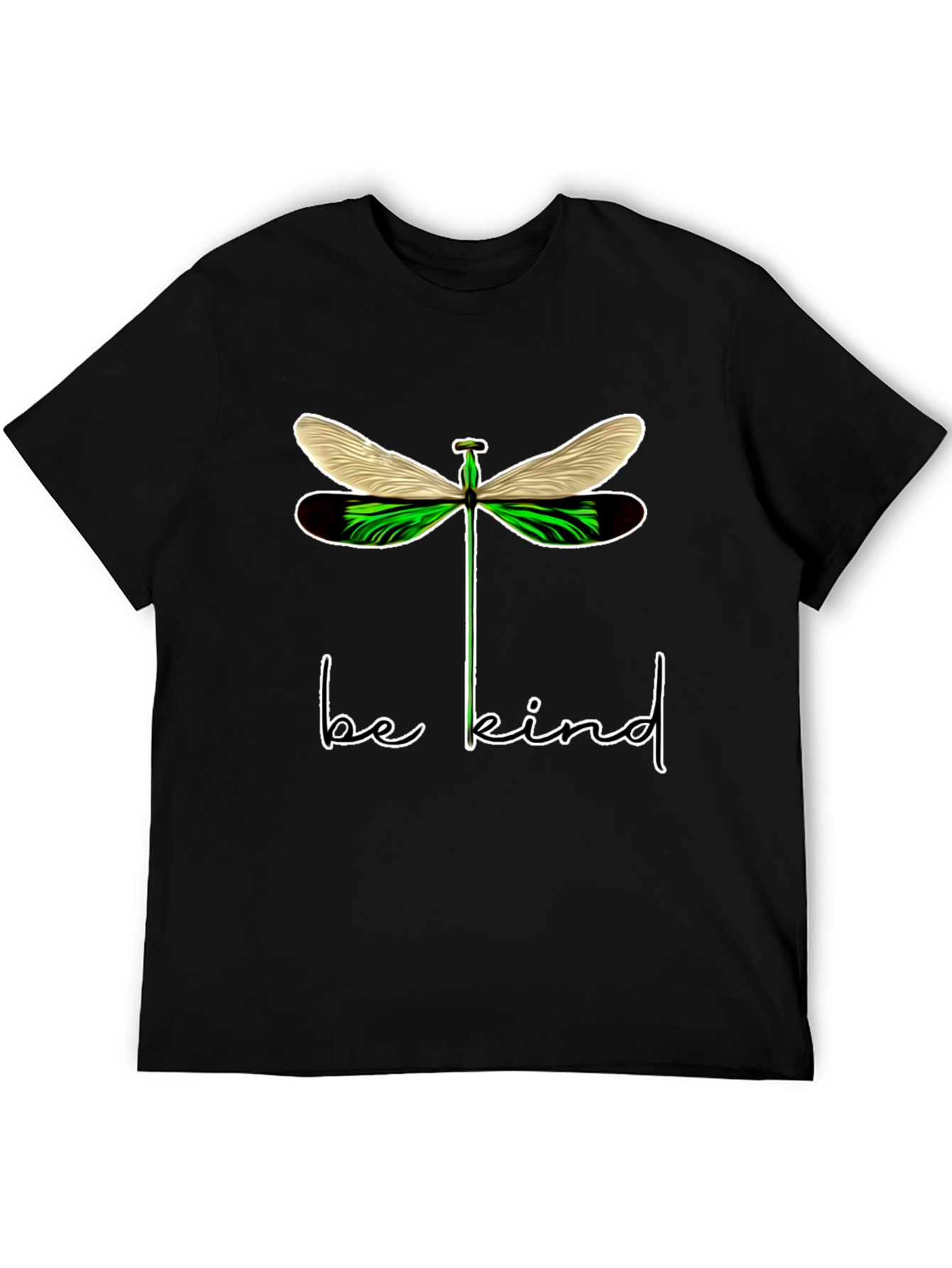 Be Kind Dragonfly Graphic T-Shirt - Stylish Comfort