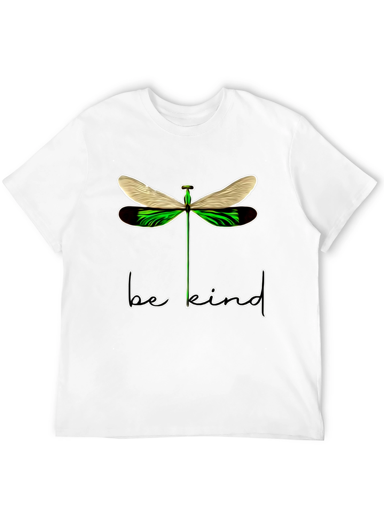 Be Kind Dragonfly Graphic T-Shirt - Stylish Comfort