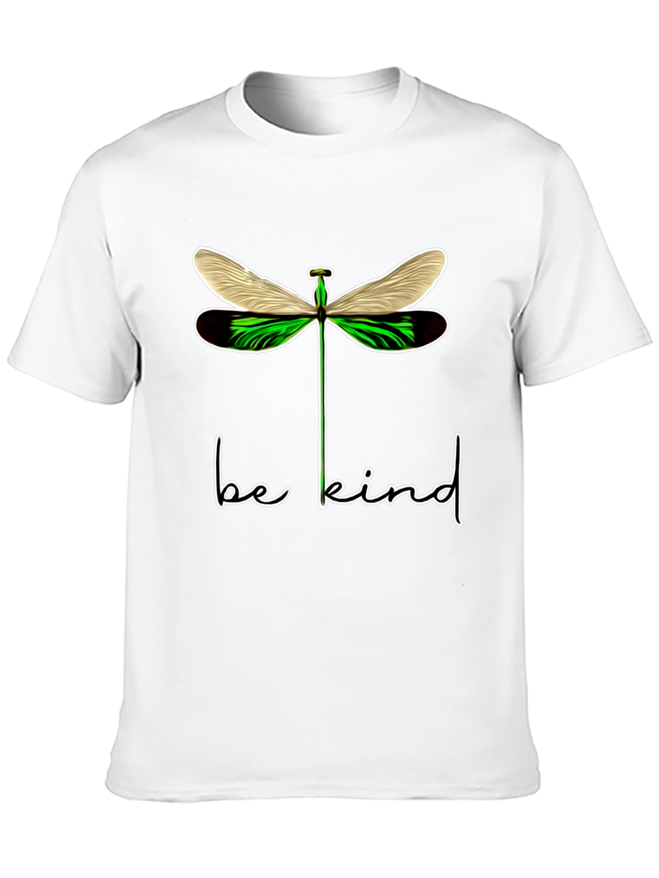 Be Kind Dragonfly Graphic T-Shirt - Stylish Comfort