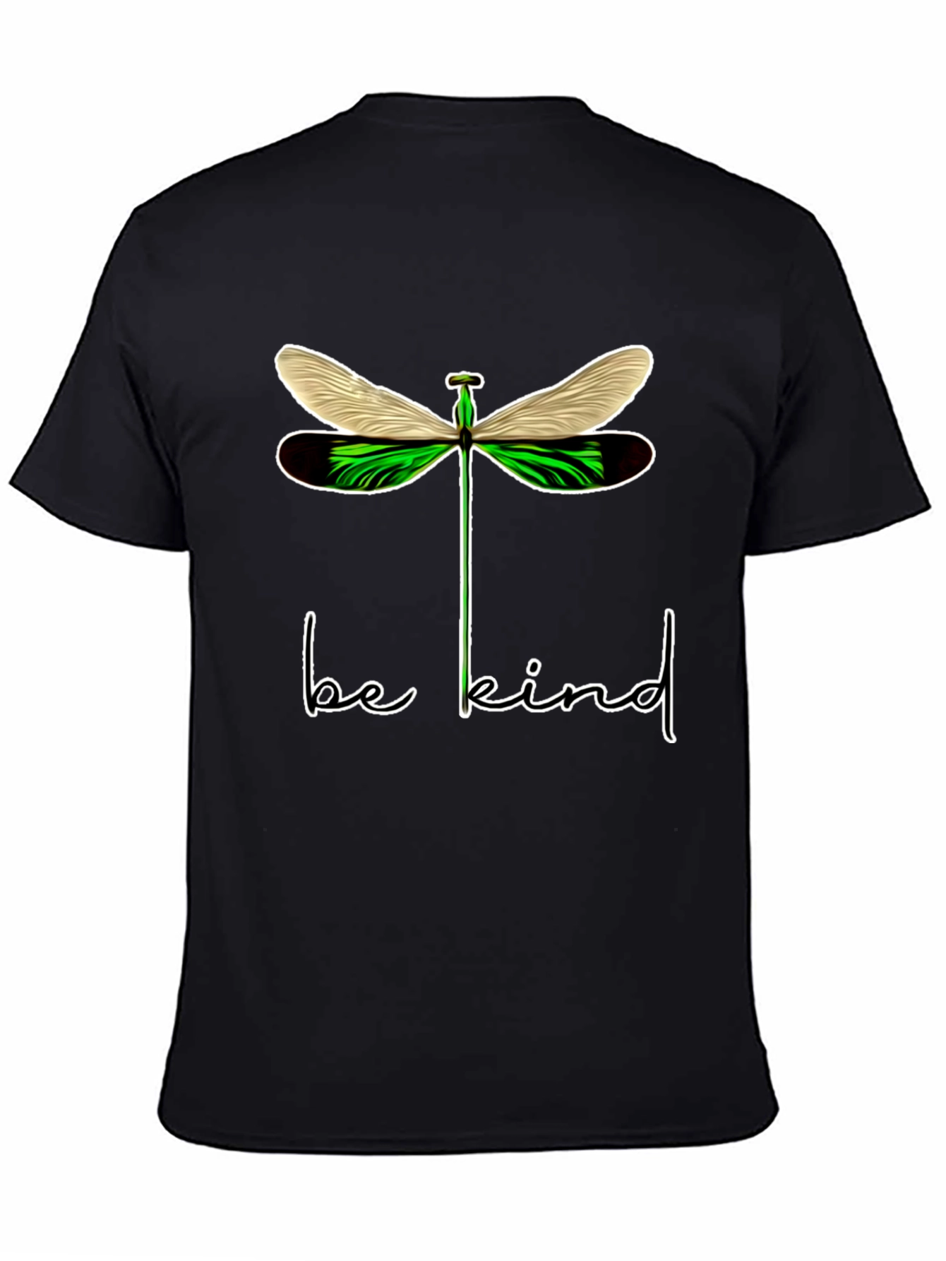 Be Kind Dragonfly Graphic T-Shirt - Stylish Comfort