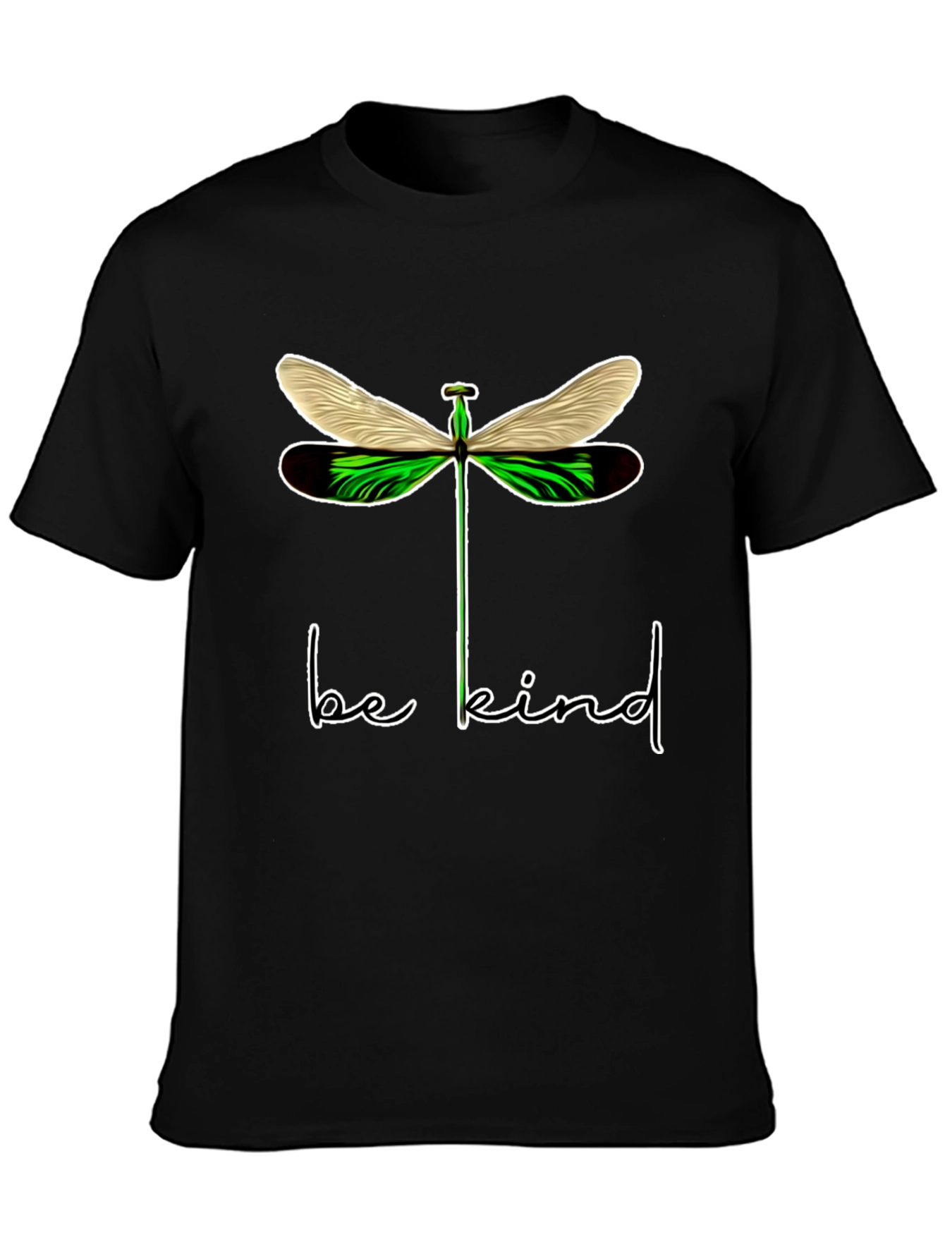 Be Kind Dragonfly Graphic T-Shirt - Stylish Comfort