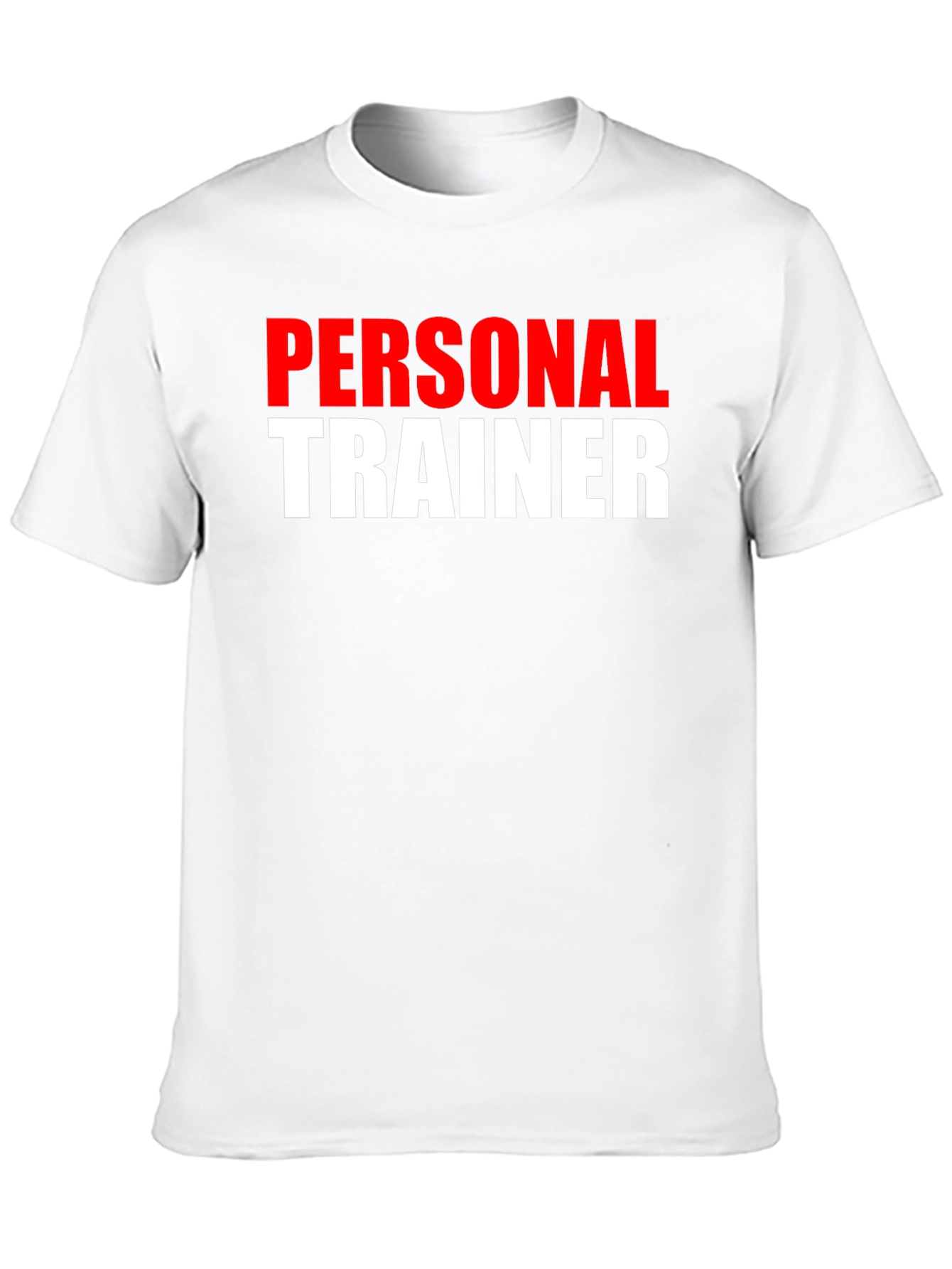Personal Trainer Graphic Tee - Black Cotton Gym Shirt
