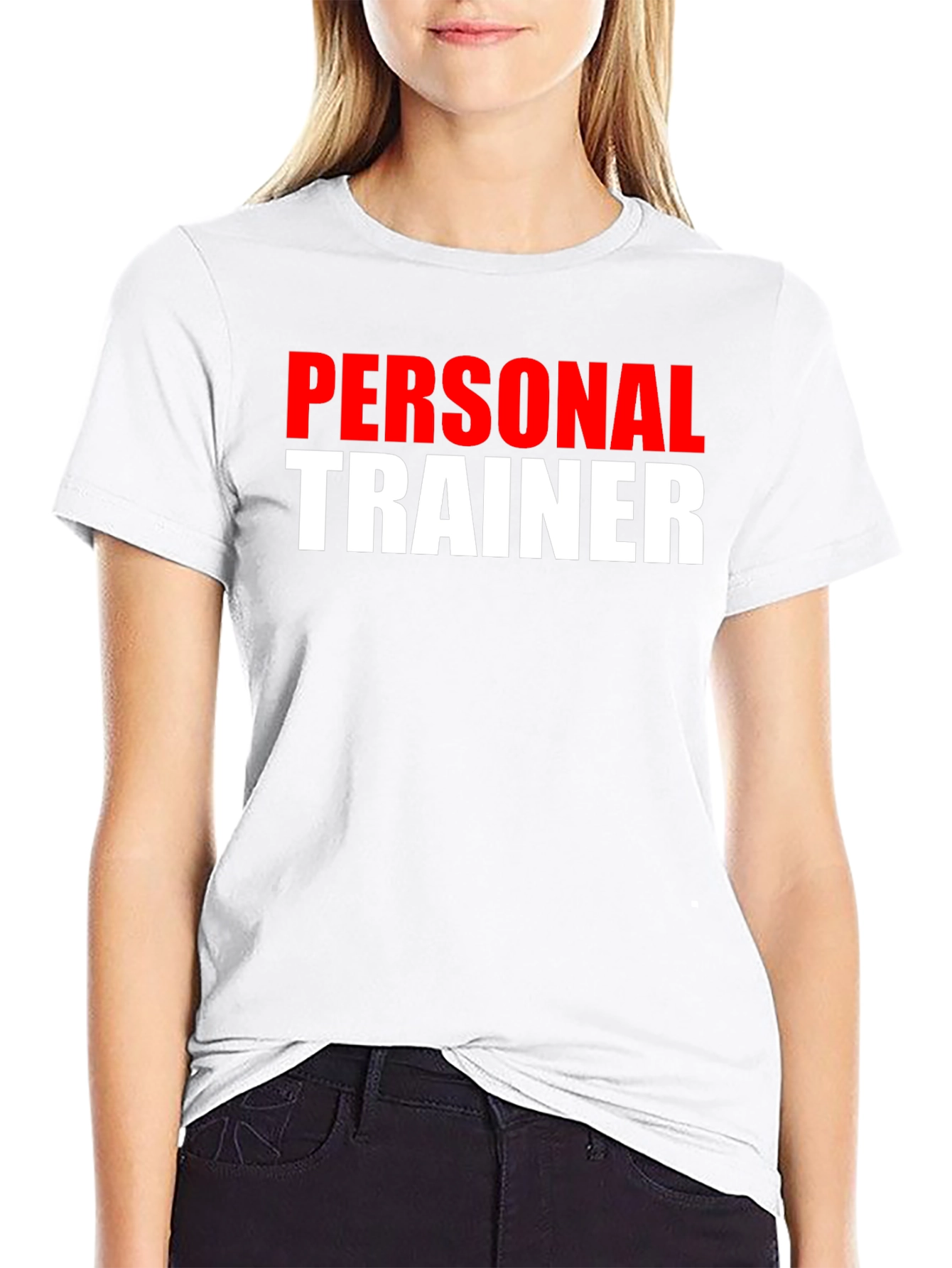 Personal Trainer Graphic Tee - Black Cotton Gym Shirt