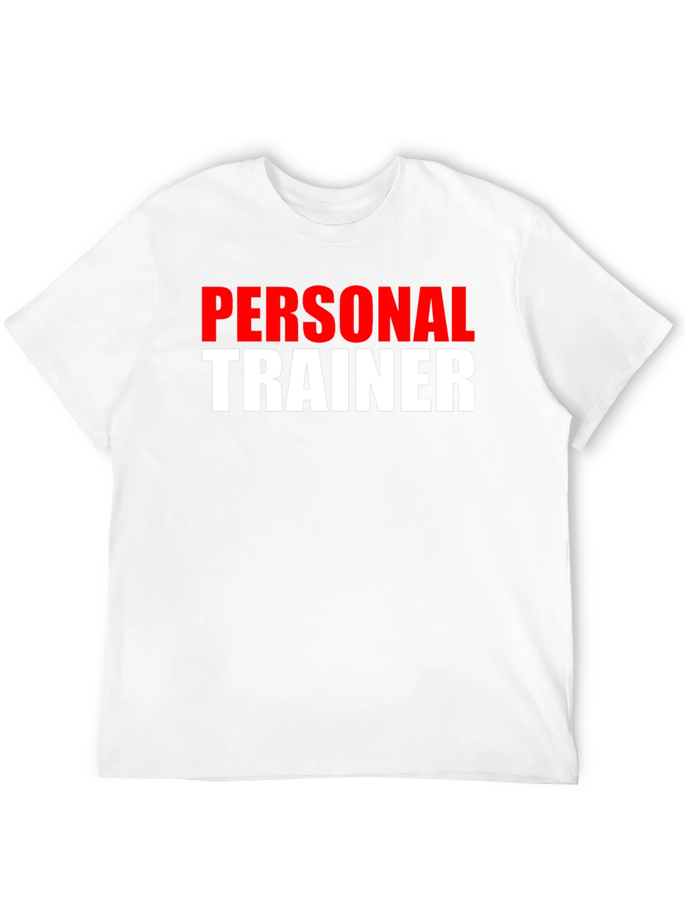 Personal Trainer Graphic Tee - Black Cotton Gym Shirt